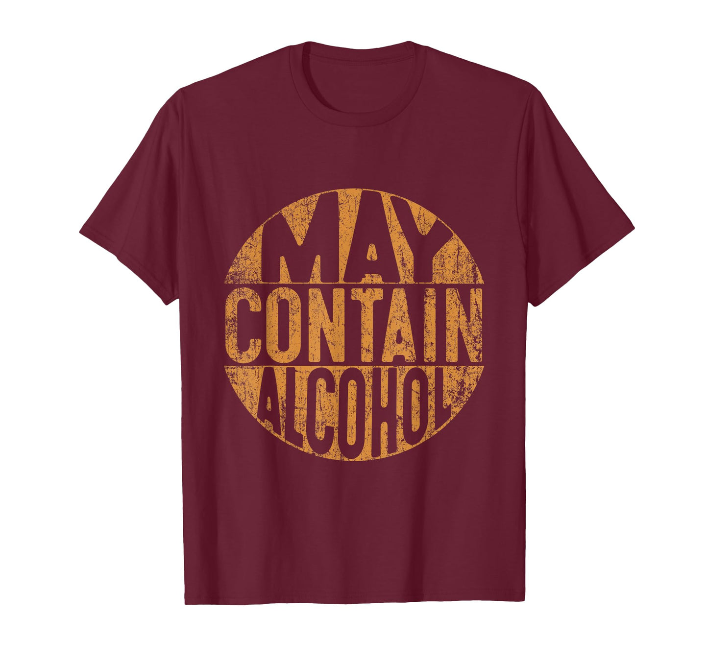 Womens May Contain Alcohol Shirt Women Funny Drinking T-Shirt