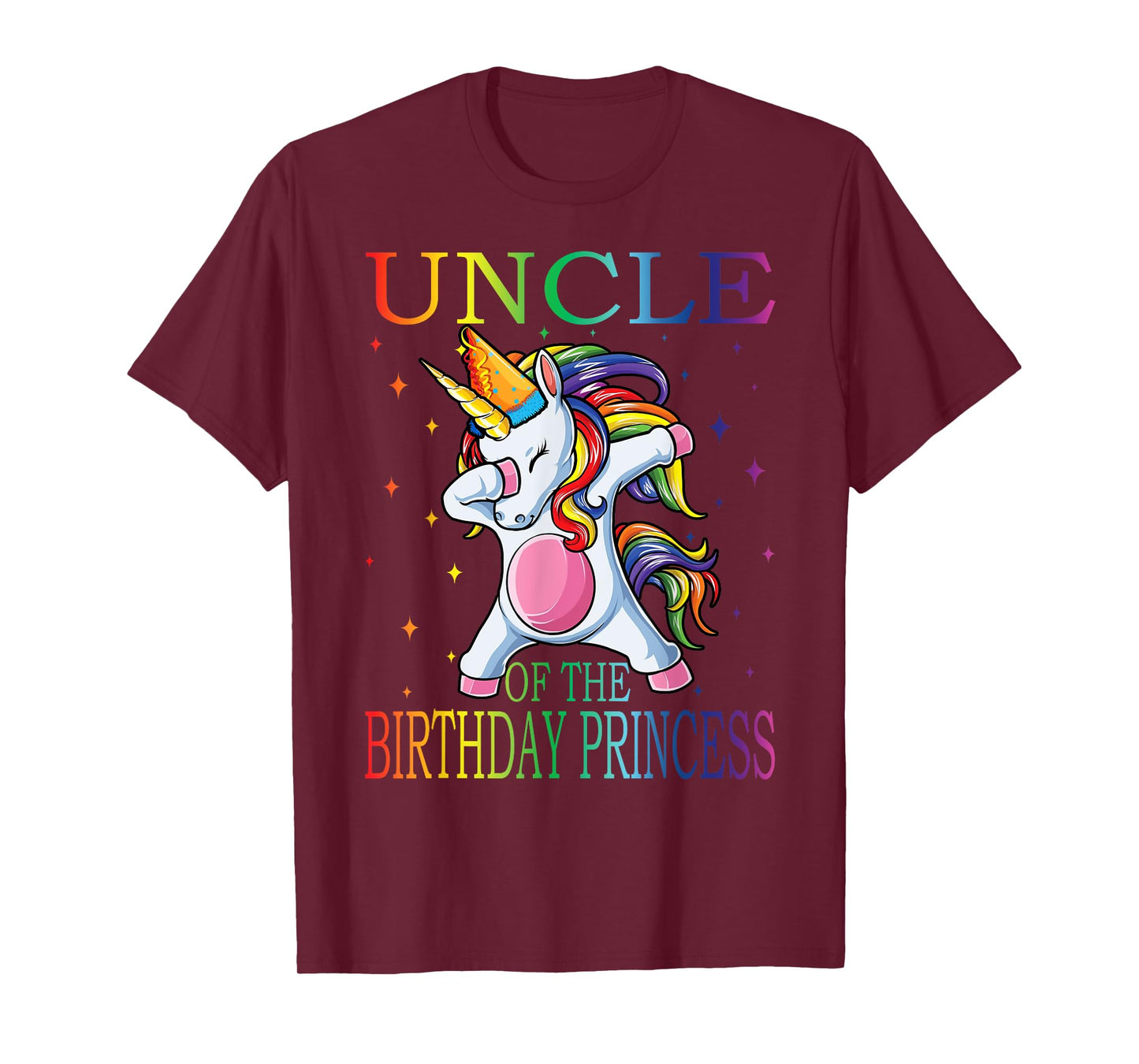 Uncle Of The Birthday Princess Unicorn T-Shirt