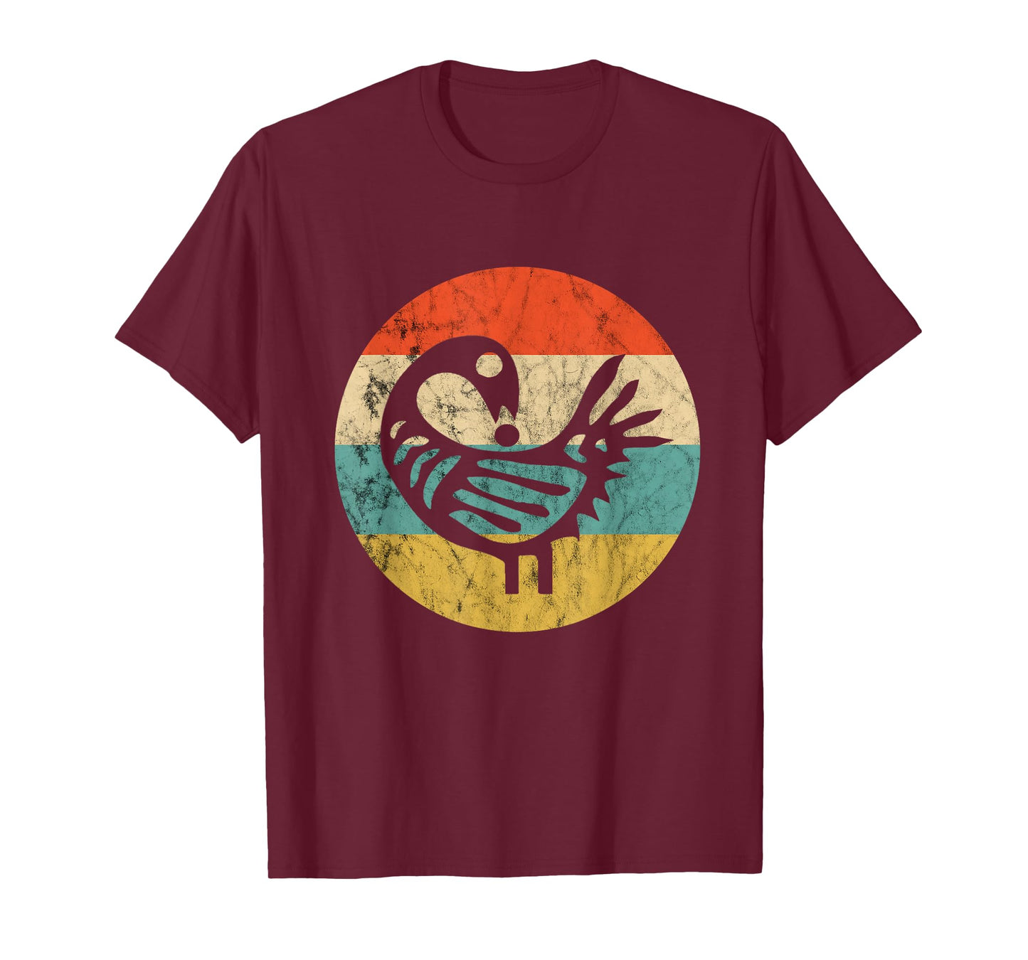 Sankofa Retro Vintage Learn From The Past African Bird T-Shirt