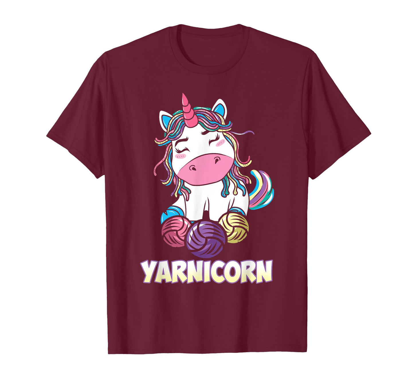 Yarnicorn Unicorn Yarn Art Knitting Lover T-Shirt