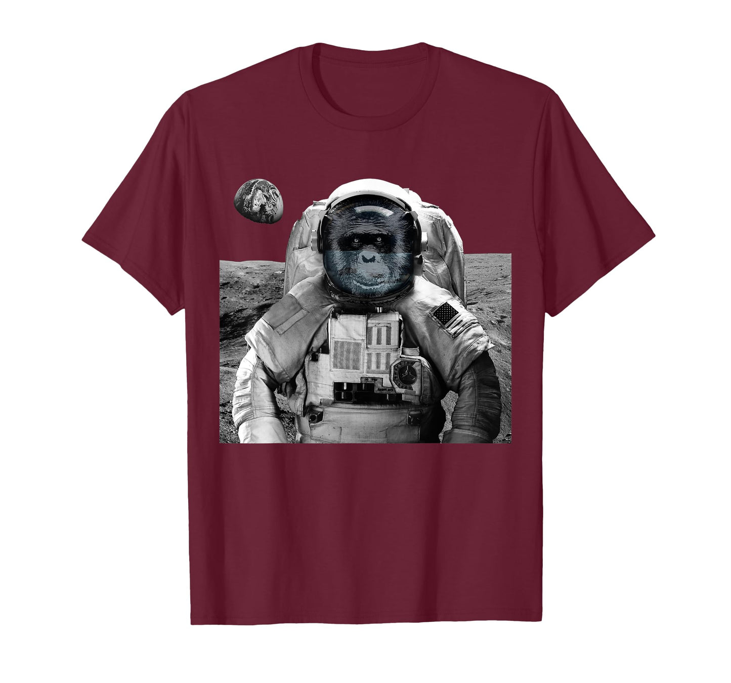 Monkey Astronaut Ape Space Travel Chimpanzee Astronaut T-Shirt