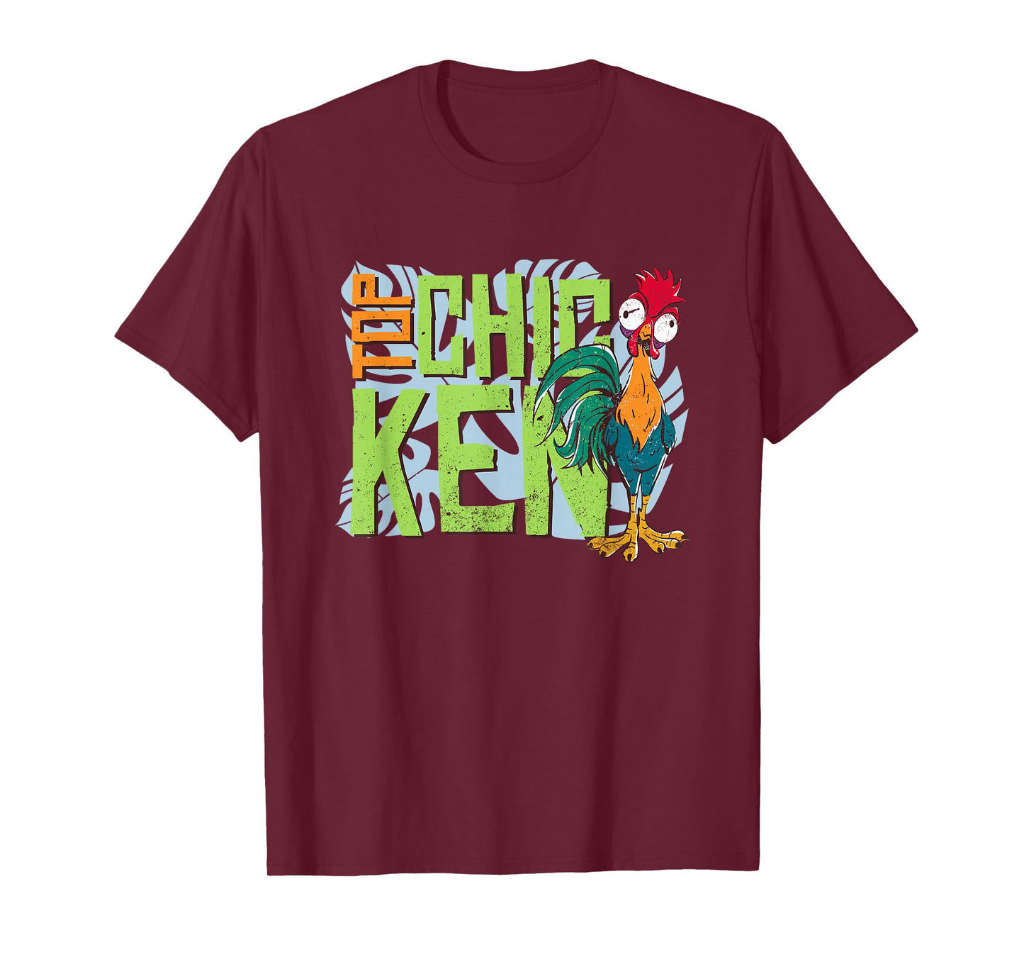 Disney Moana 2 Hei Hei Top Chicken Tropical Panel T-Shirt