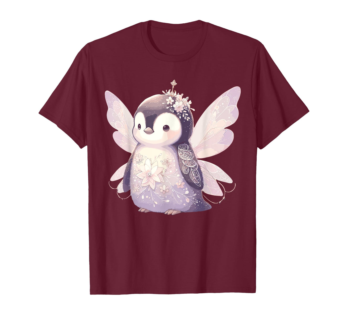 Cute Fairy Fairycore Aesthetic Penguin Lover Apparel Penguin T-Shirt