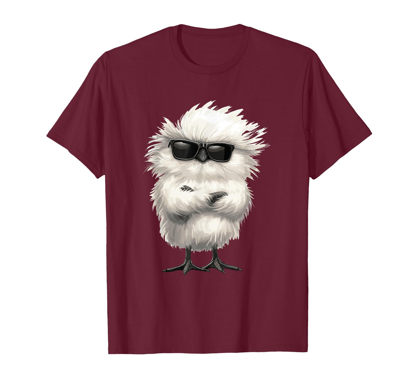 Silky Chicken Stuffed Animal Sunglasses Silkie Chicken T-Shirt