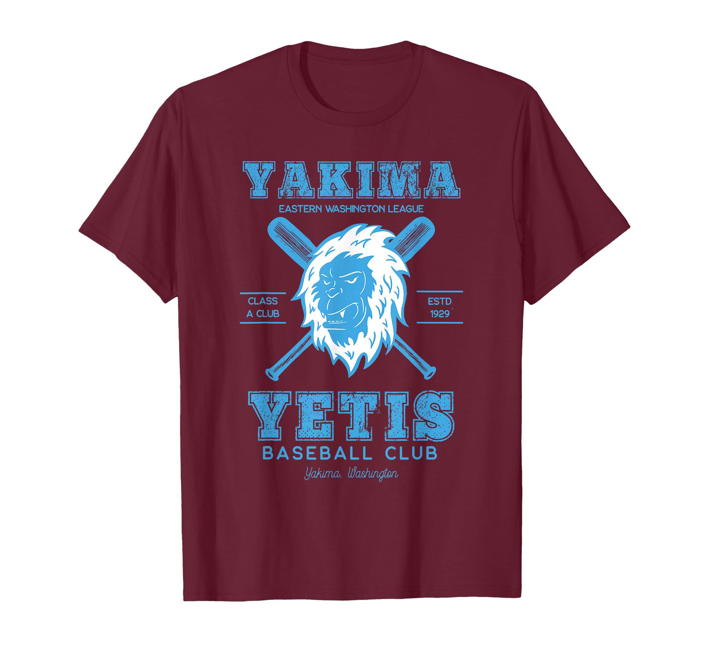 Yakima Yetis Retro Minor League Baseball Team T-Shirt