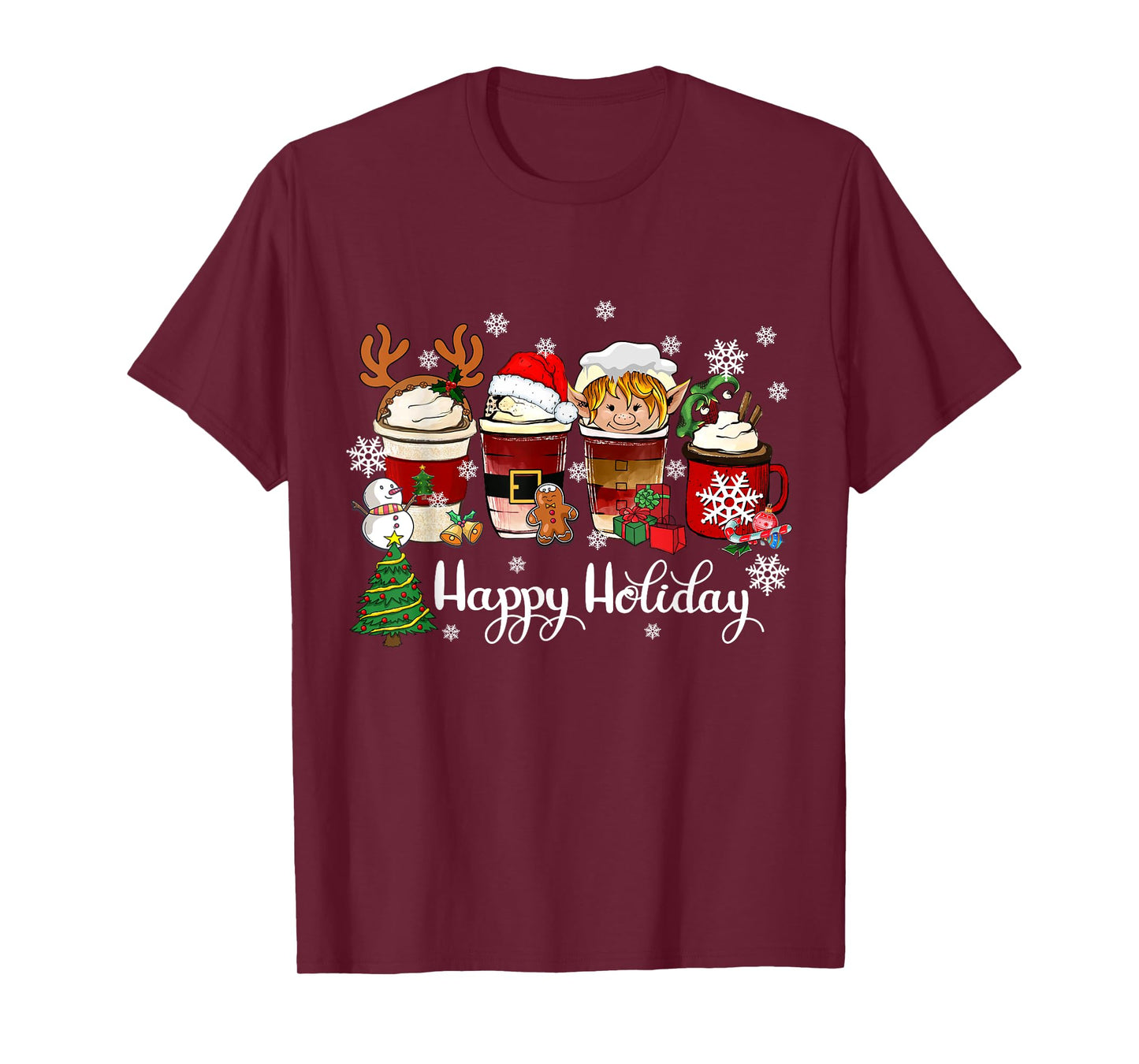 Christmas Coffee Xmas for Coffee Lover Christmas 2025 T-Shirt