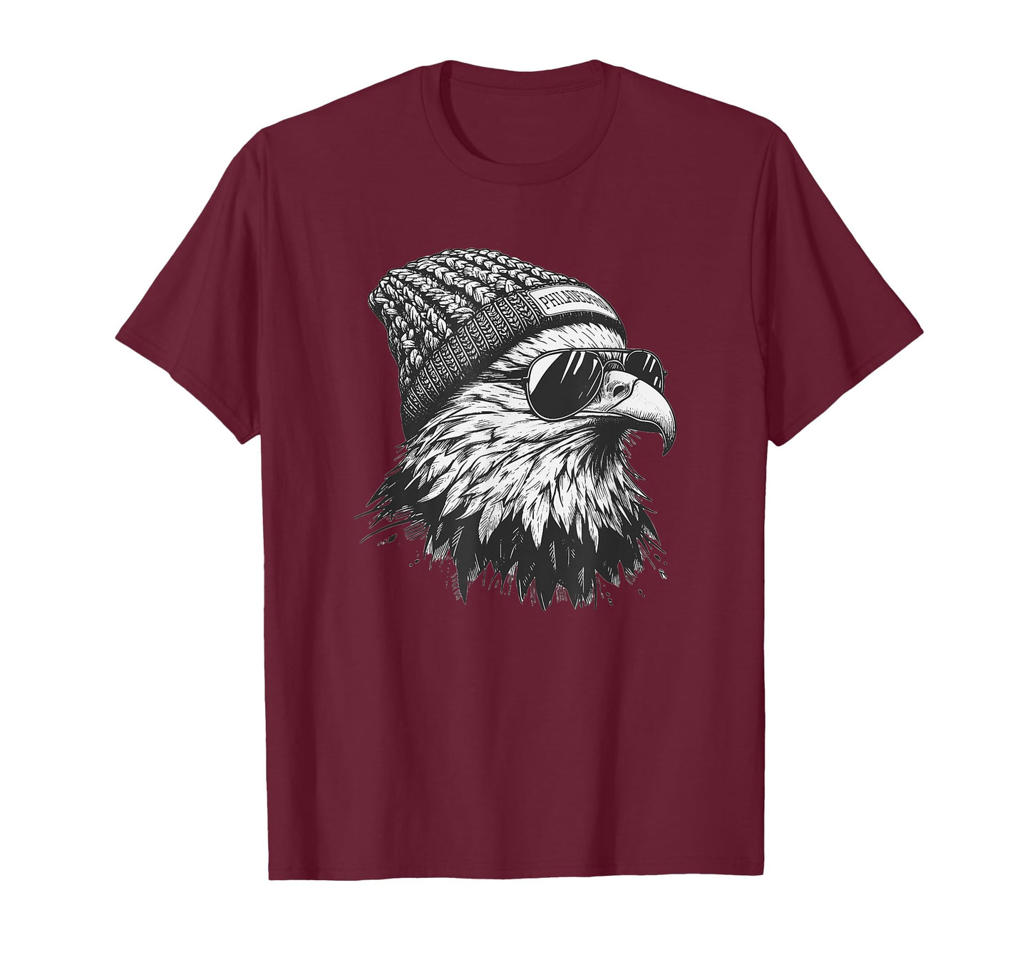 Eagle sunglasses woolly hat beanie summer spring T-Shirt