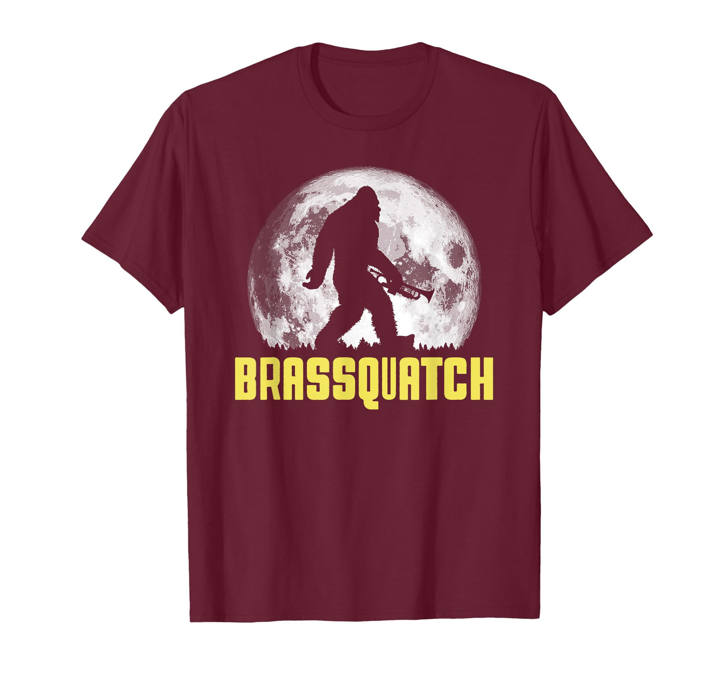 Brassquatch! Funny Bigfoot Trumpet / Brass Instrument T-Shirt