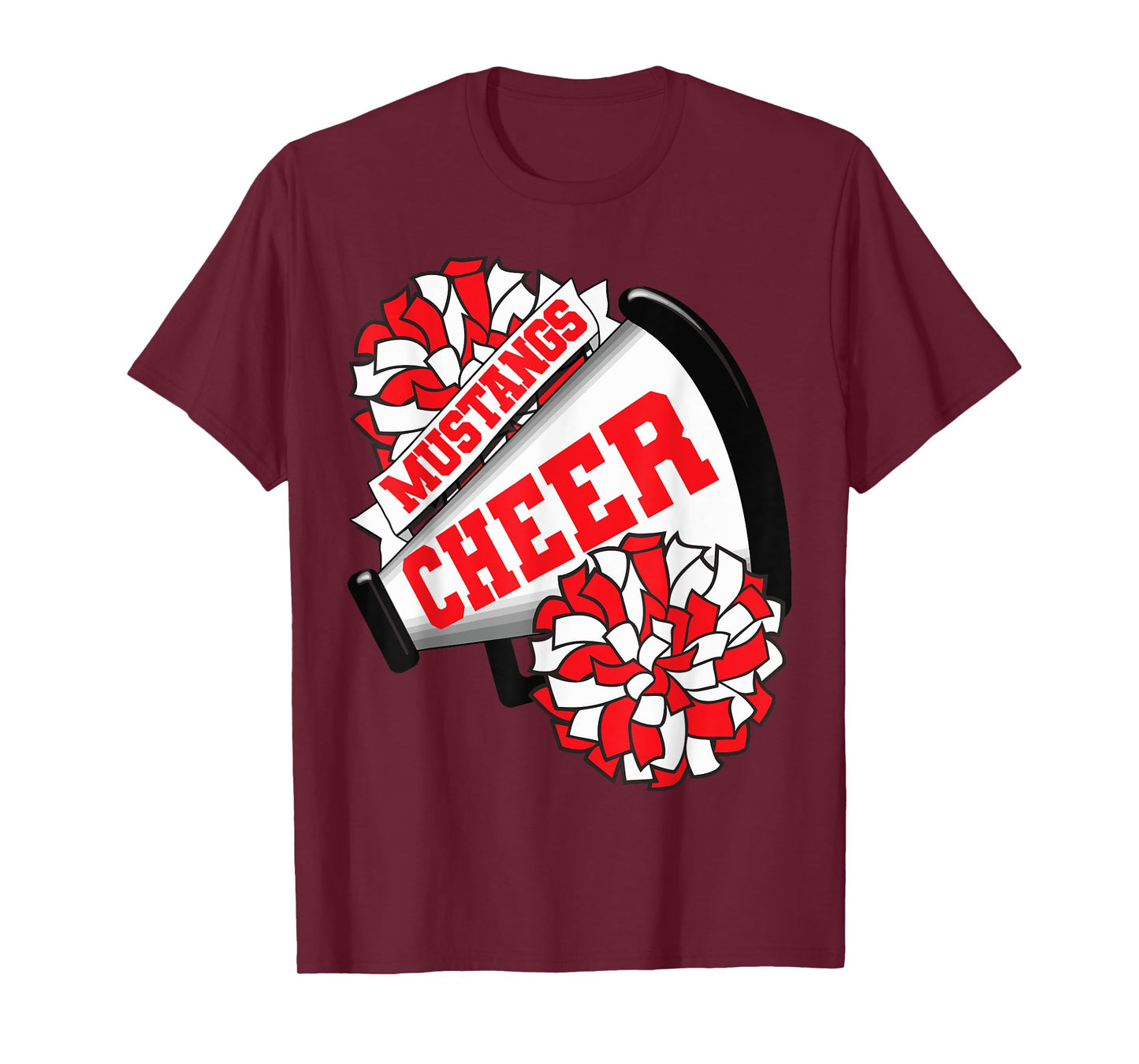 Mustangs Cheer Back To School Cheerleading Spirit R T-Shirt