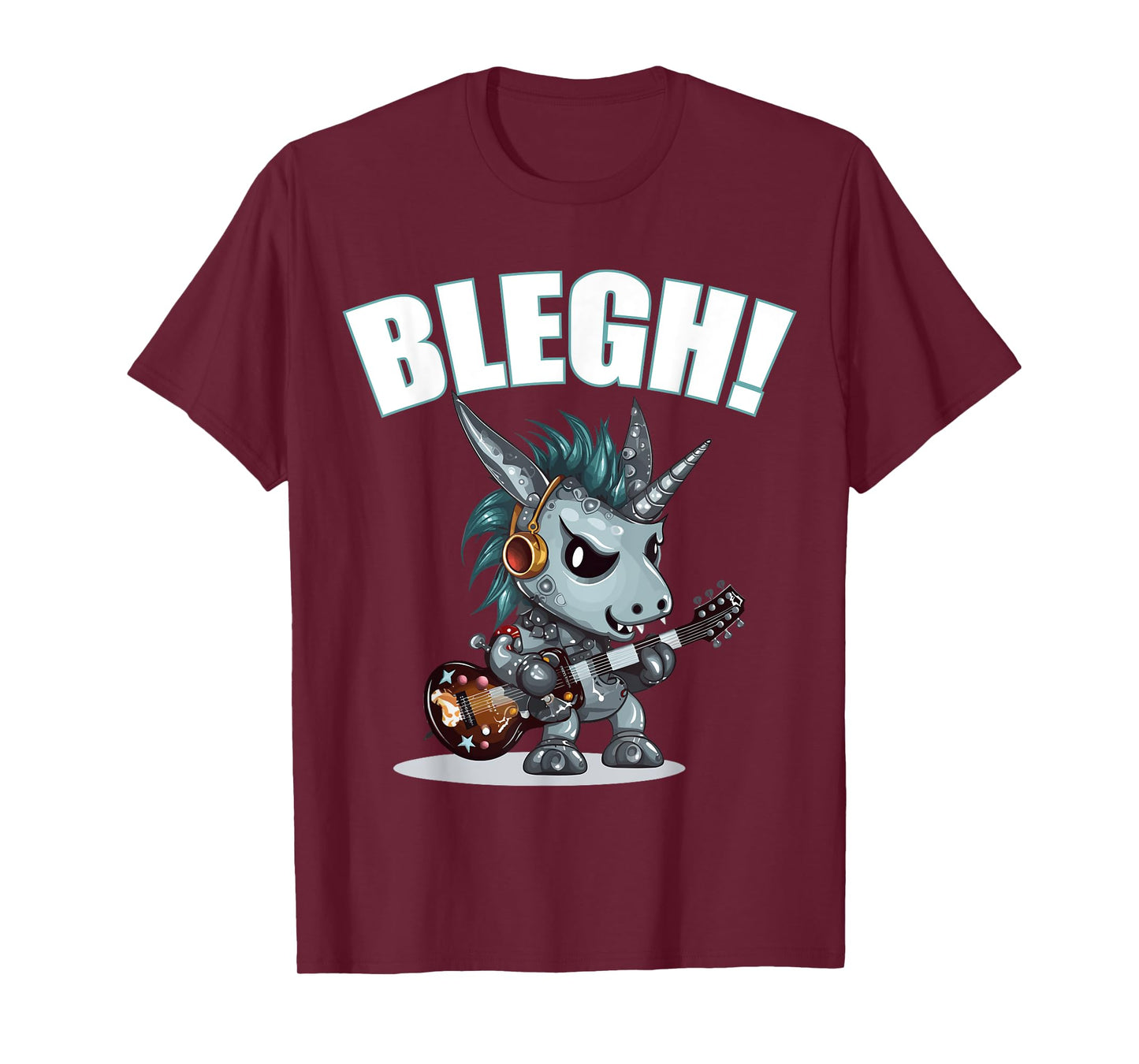 Blegh Heavy Metal Metalcore Unicorn T-Shirt