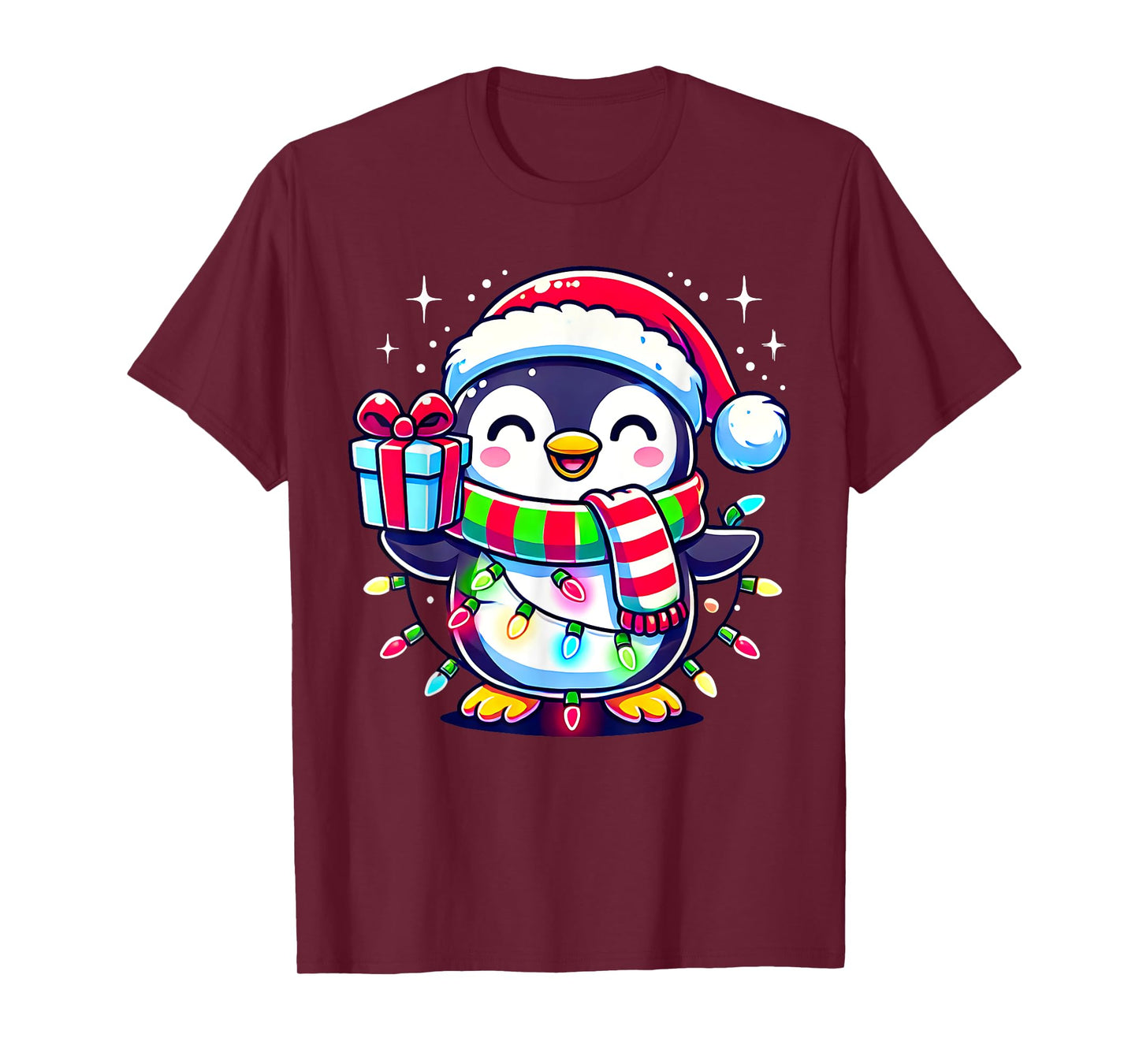 Cute Penguin Christmas Pajamas Xmas Family Kids Toddler T-Shirt