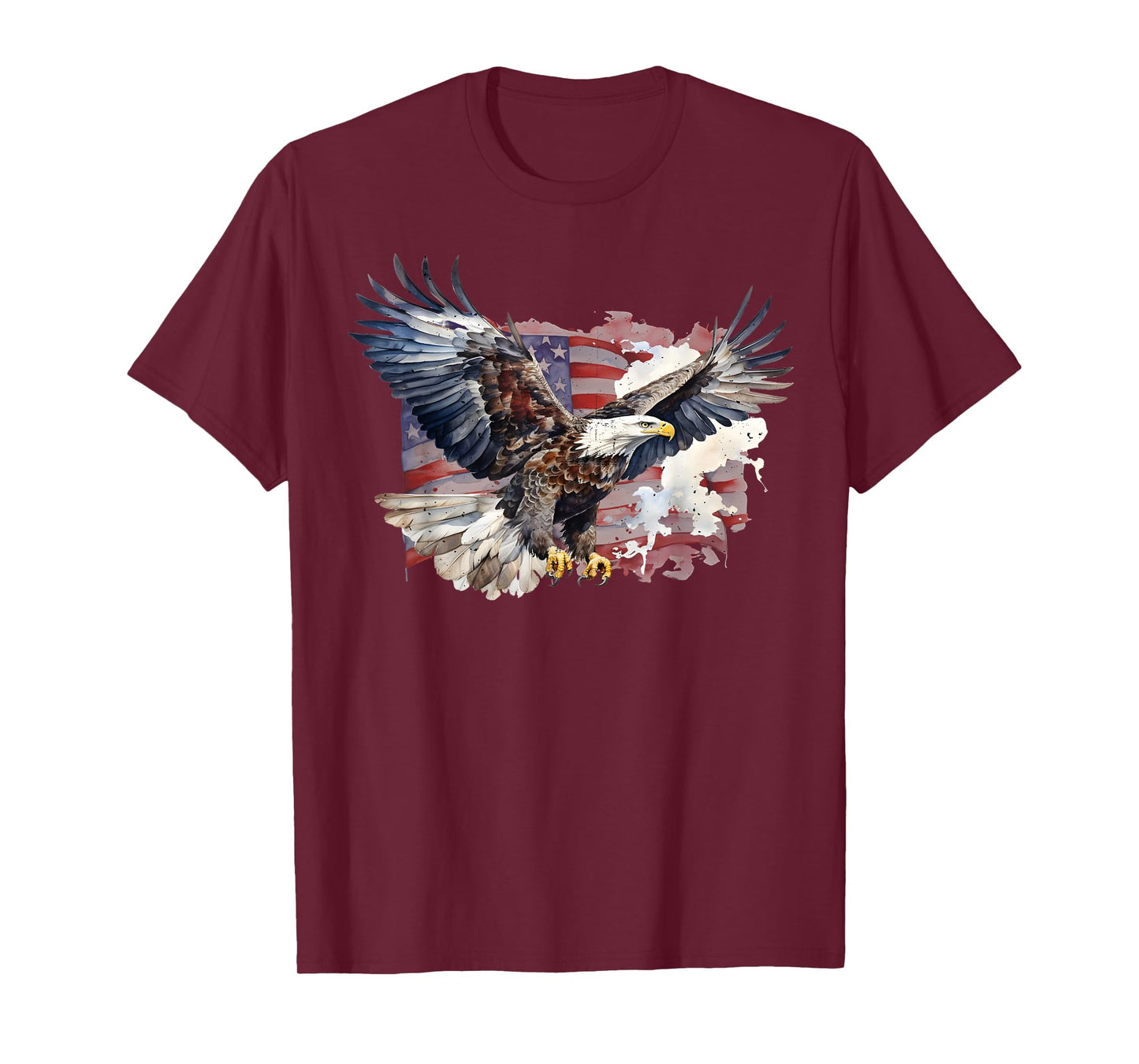 American Nature Bald Eagle Mullet US Flag Patriot Bird Lover T-Shirt