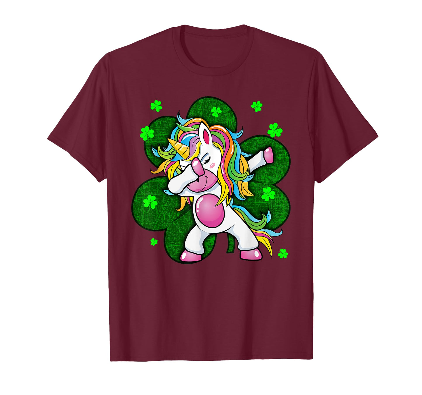 Girls St Patricks Day Outfit - Funny Dabbing Unicorn Women T-Shirt