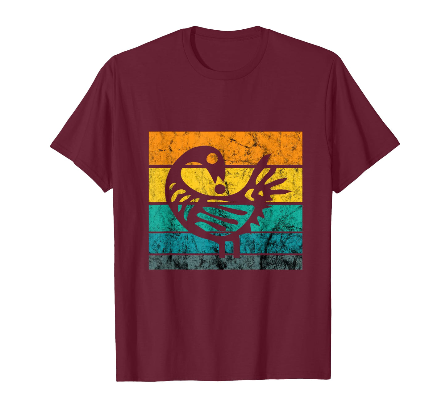 Sankofa Retro Vintage Learn From The Past African Bird T-Shirt