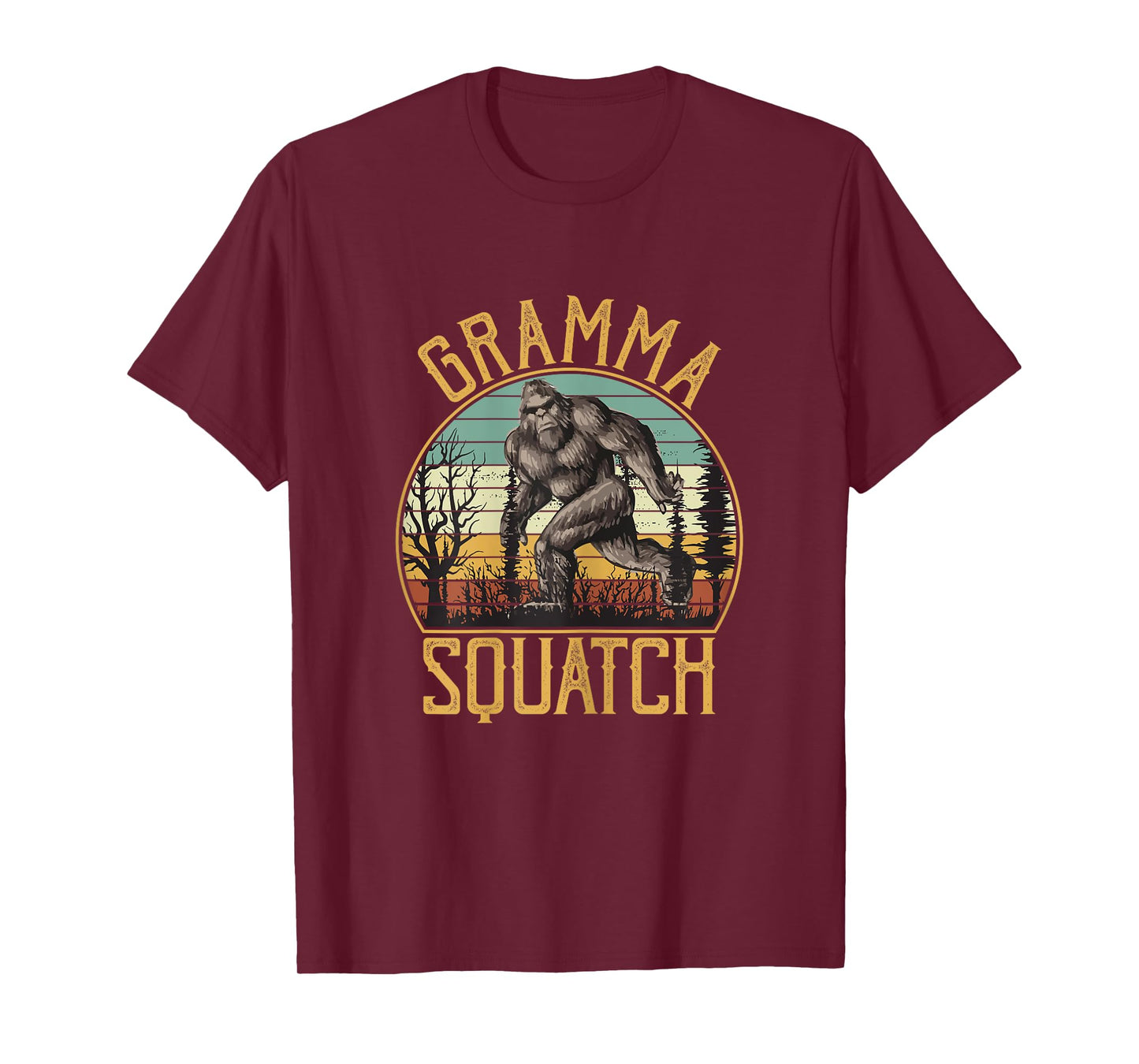 Gramma Squatch Bigfoot Grandma Sasquatch Family Matching T-Shirt