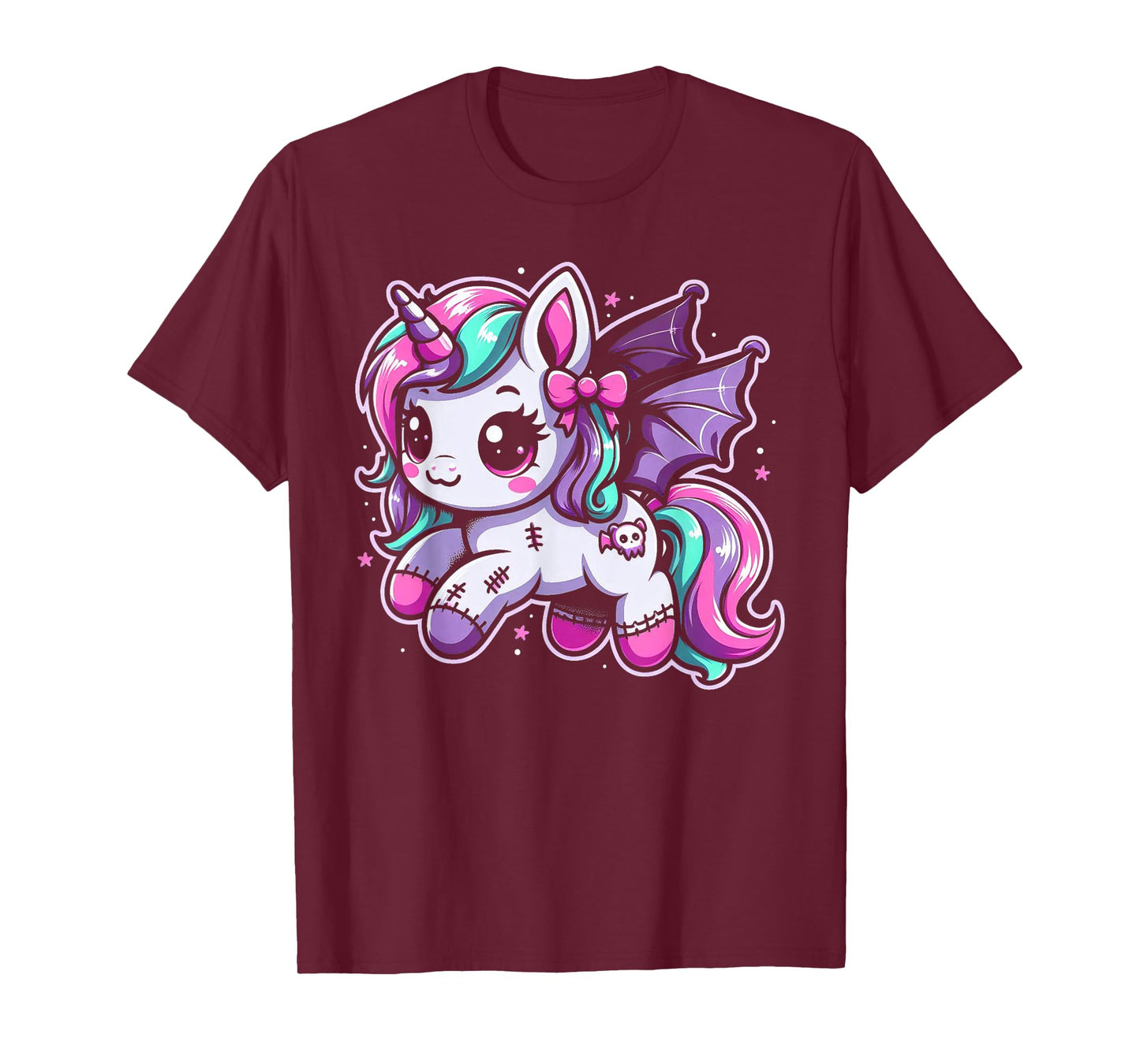Pastel Goth Unicorn Kawaii Creepy Cute Aesthetic Art T-Shirt