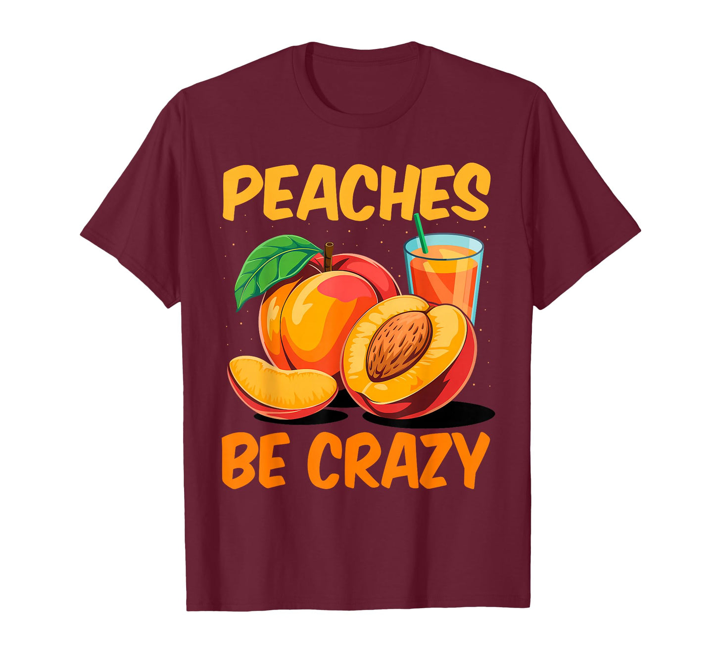 Funny Peach Pun Fruit Georgia Iced Tea T-Shirt