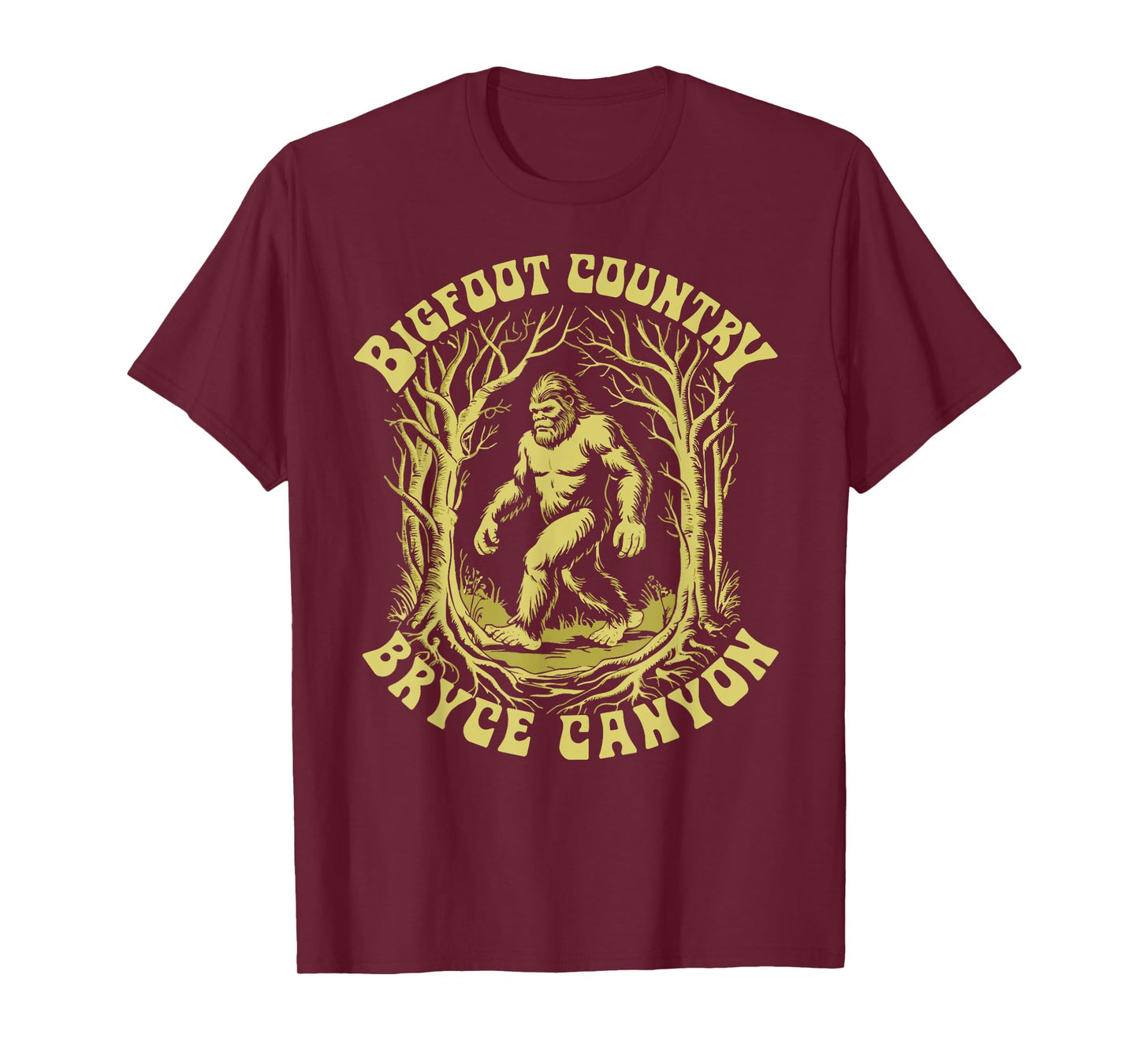 Bryce Canyon Bigfoot Country Retro Sasquatch Lover Classic T-Shirt
