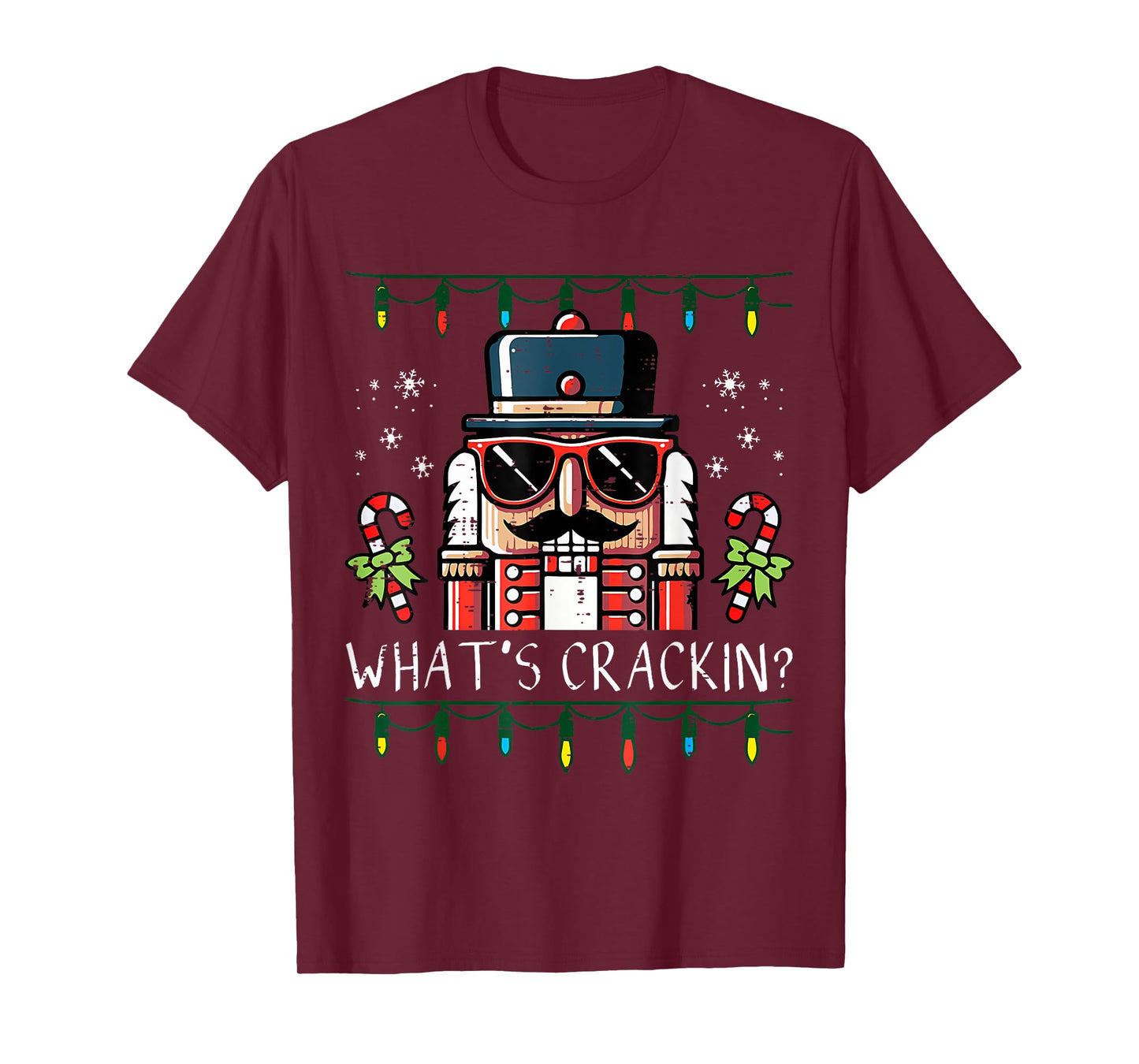 Christmas Nutcracker What's Crackin Men Women Kids T-Shirt