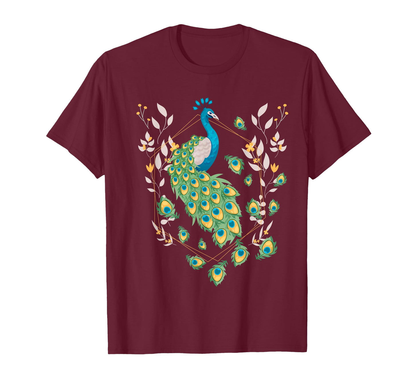Colorful Peacock T-Shirt