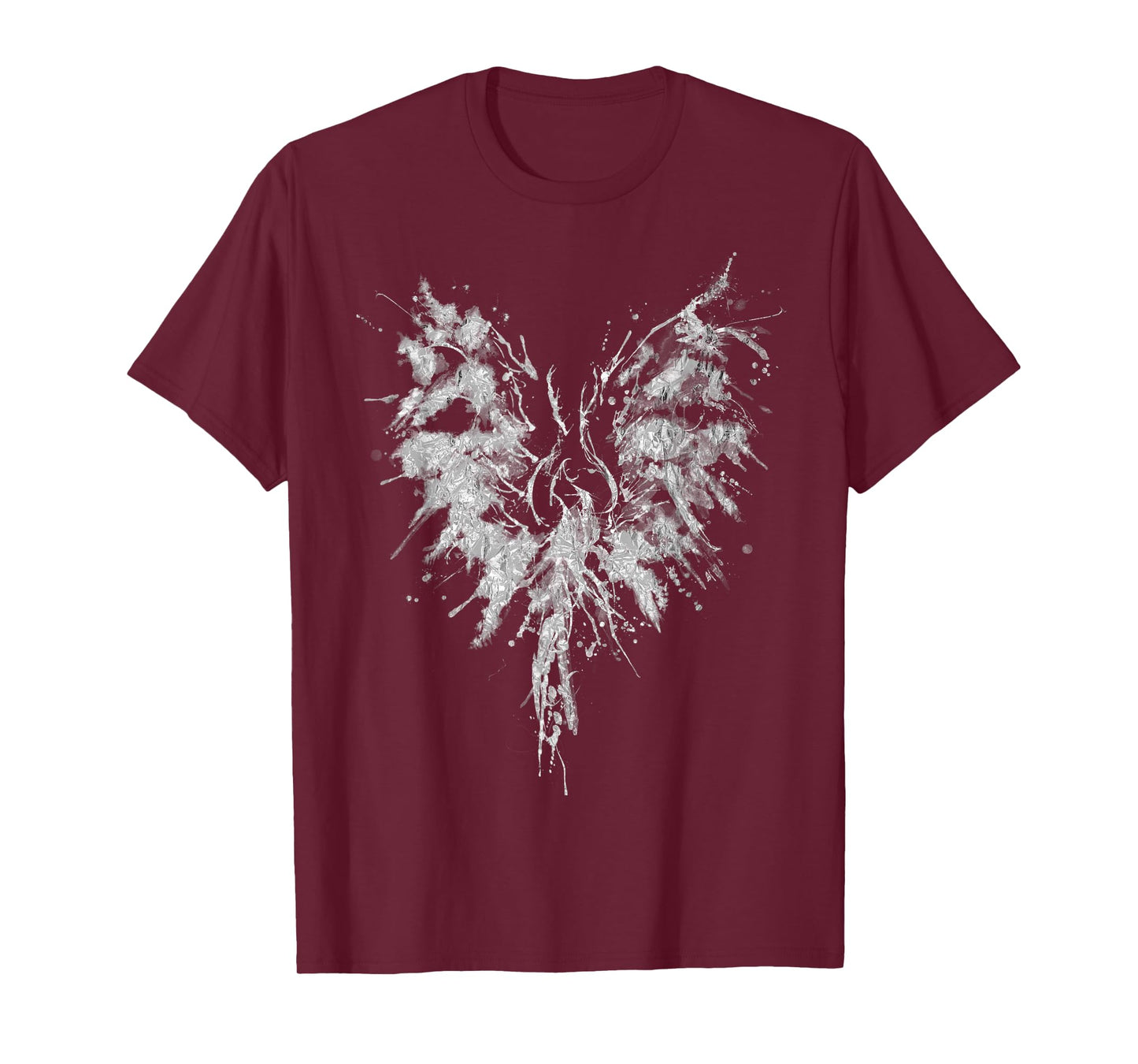 Abstract Watercolor Phoenix Inkblot Bird T-Shirt
