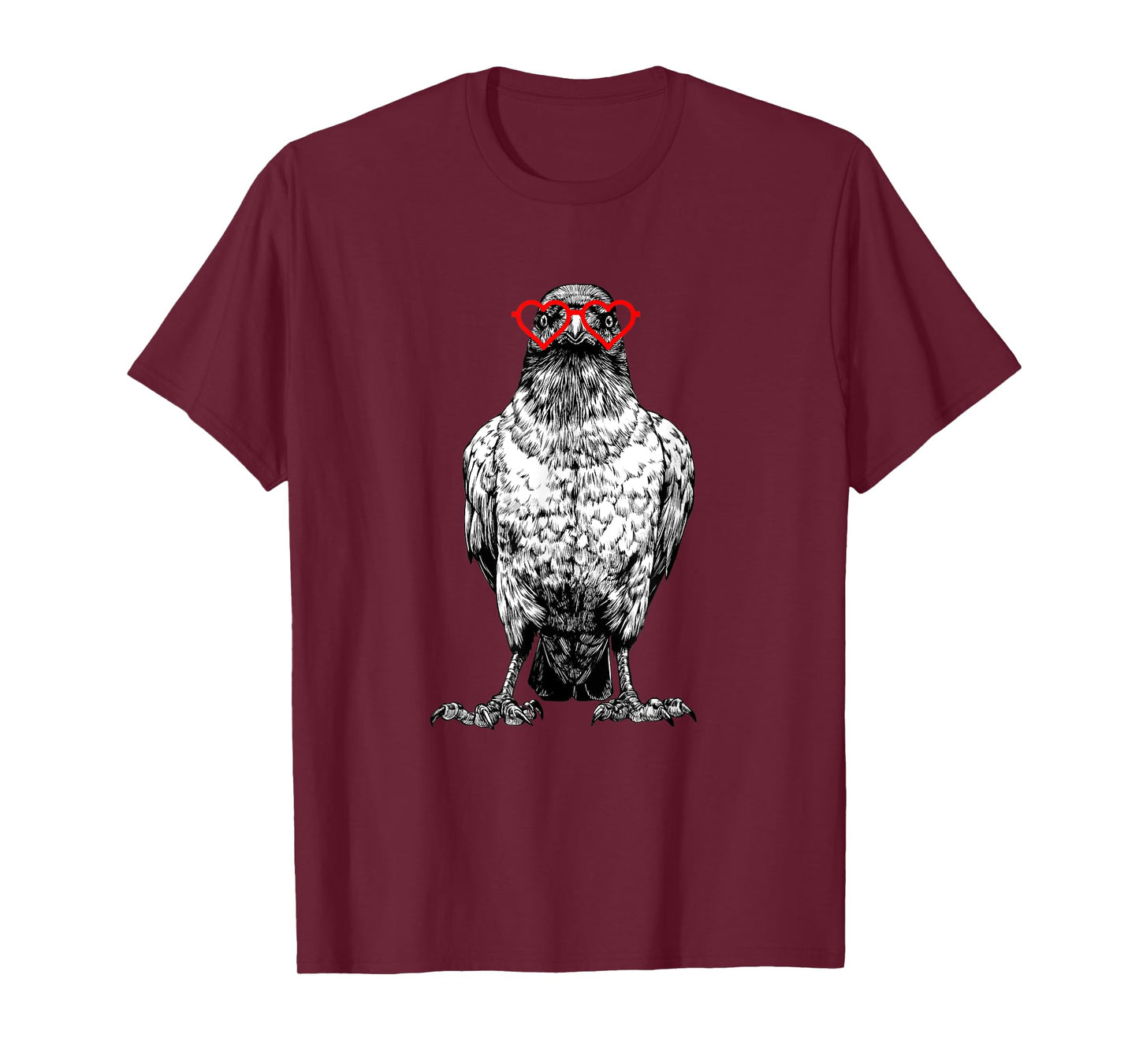 Crow Valentines Day Bird Lover Animal lovers. T-Shirt