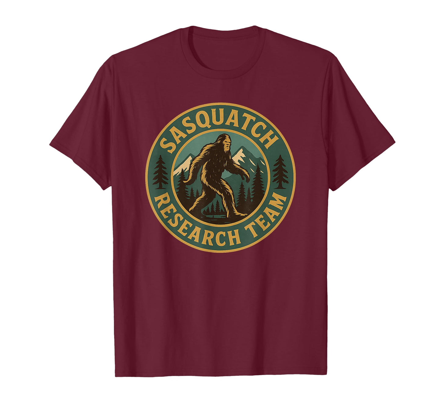 Sasquatch Research Team Bigfoot Cryptic Graphic T-Shirt