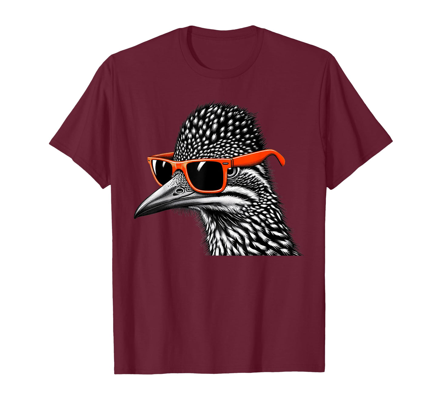Cool Roadrunner Bird Wearing Sunglasses Graphic Art T-Shirt