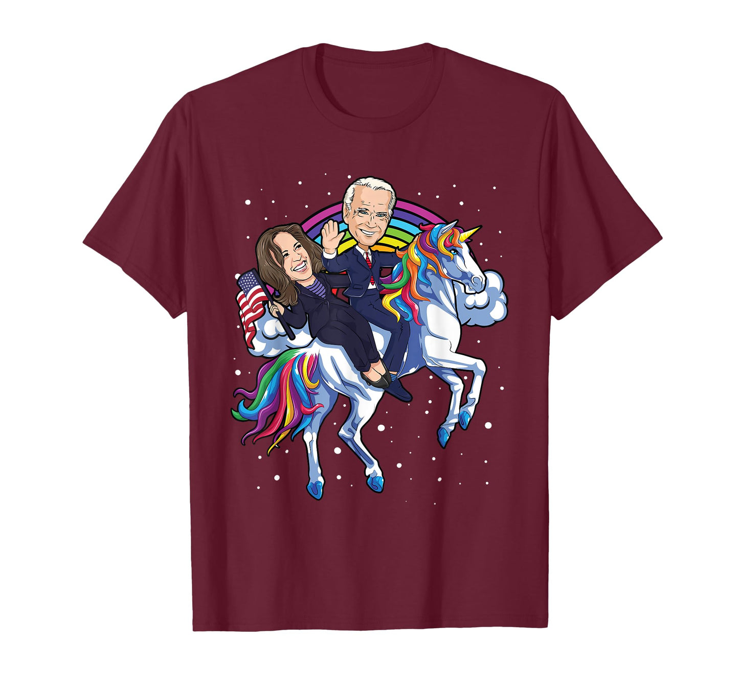Kamala Harris Unicorn Joe Biden 2021 Riding President USA T-Shirt