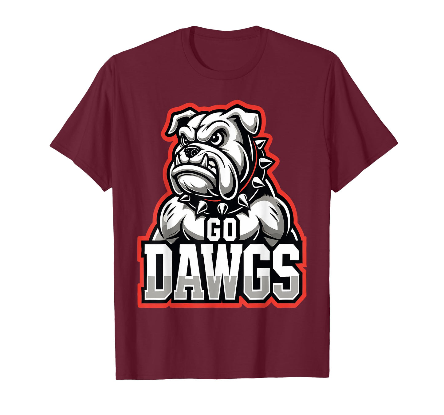 Go Dawgs Funny Bulldogs T-Shirt