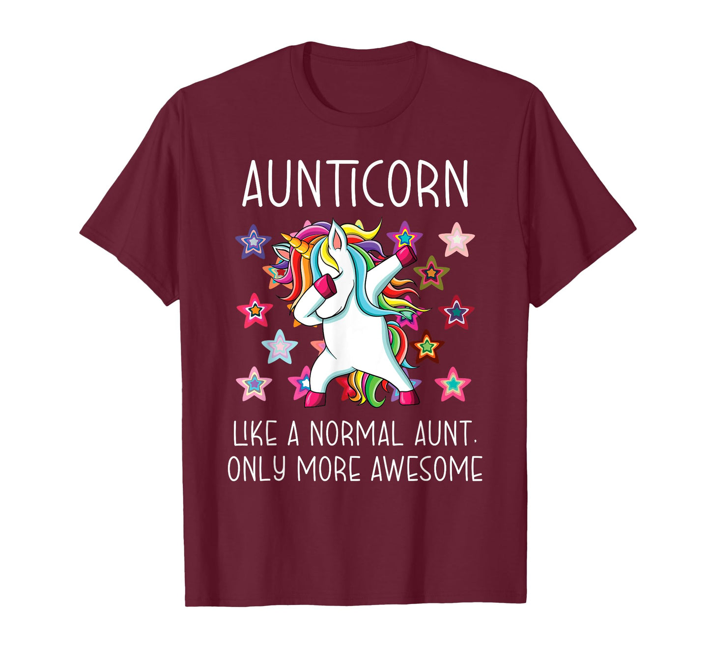 Aunticorn Like An Aunt Only Awesome Dabbing Unicorn T-Shirt