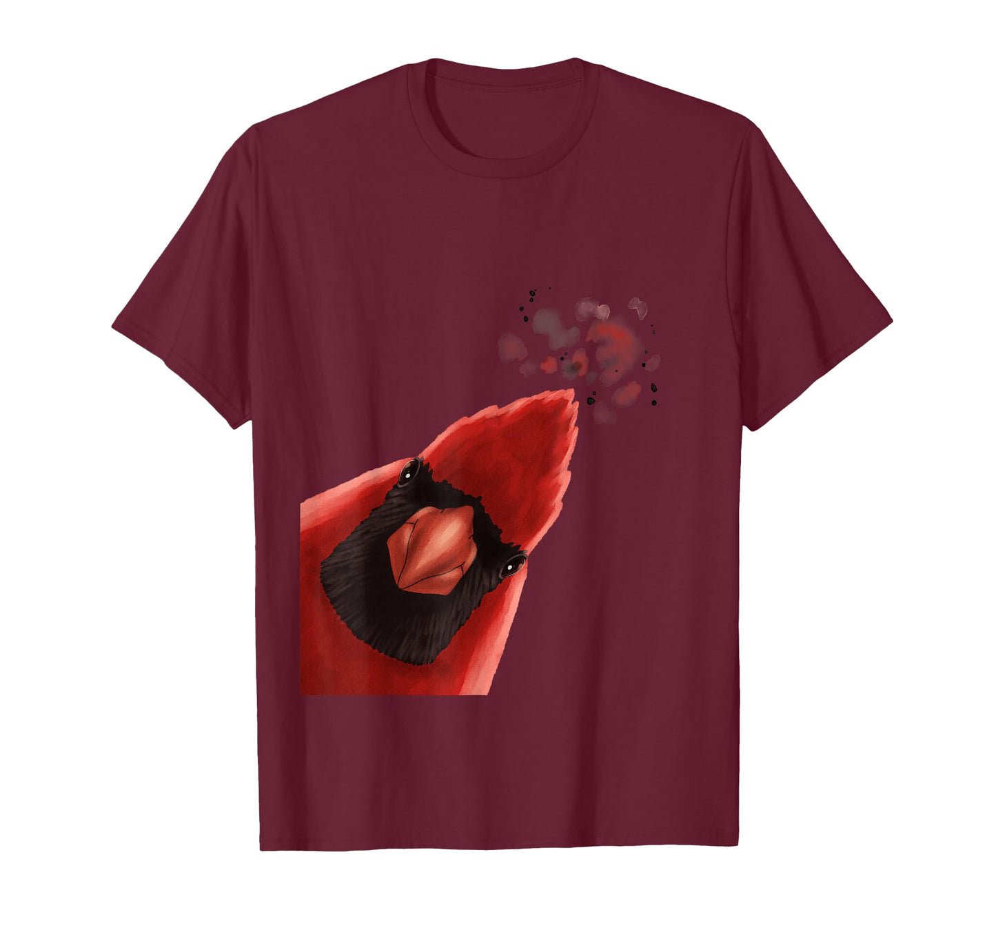 Funny Curious Cardinal Bird T-Shirt