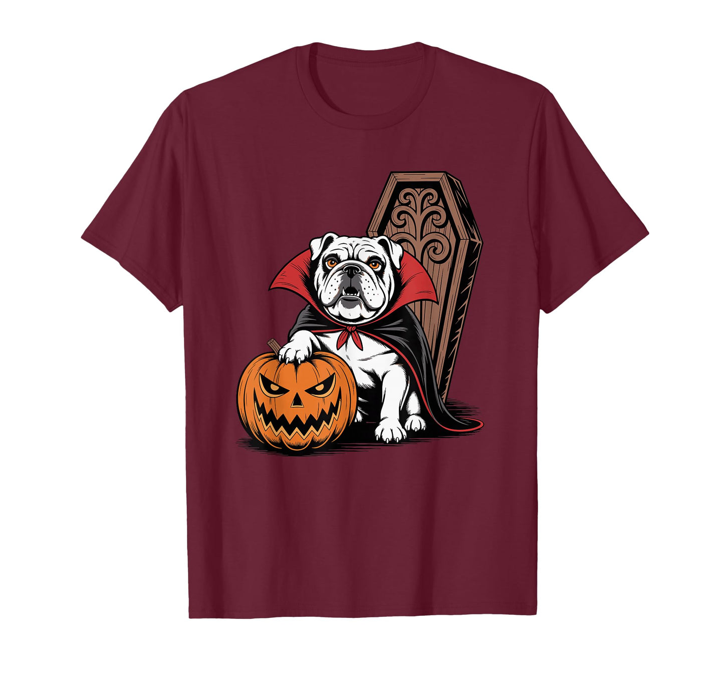 Halloween English Bulldog Coffin Bulldogs T-Shirt