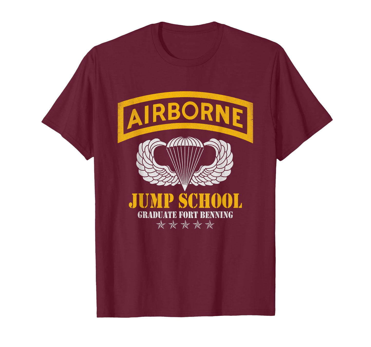Airborne Veteran T-Shirt Fort Benning Jump School Military T-Shirt