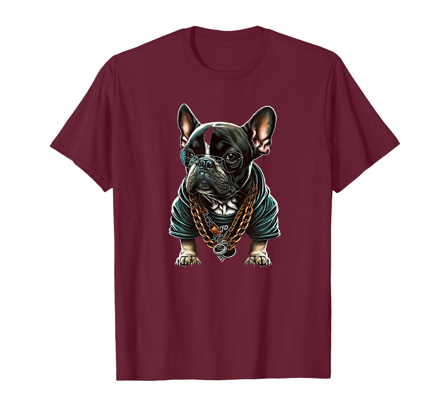 Funny French Bulldog Frenchie Rap hip hop R&B T-Shirt