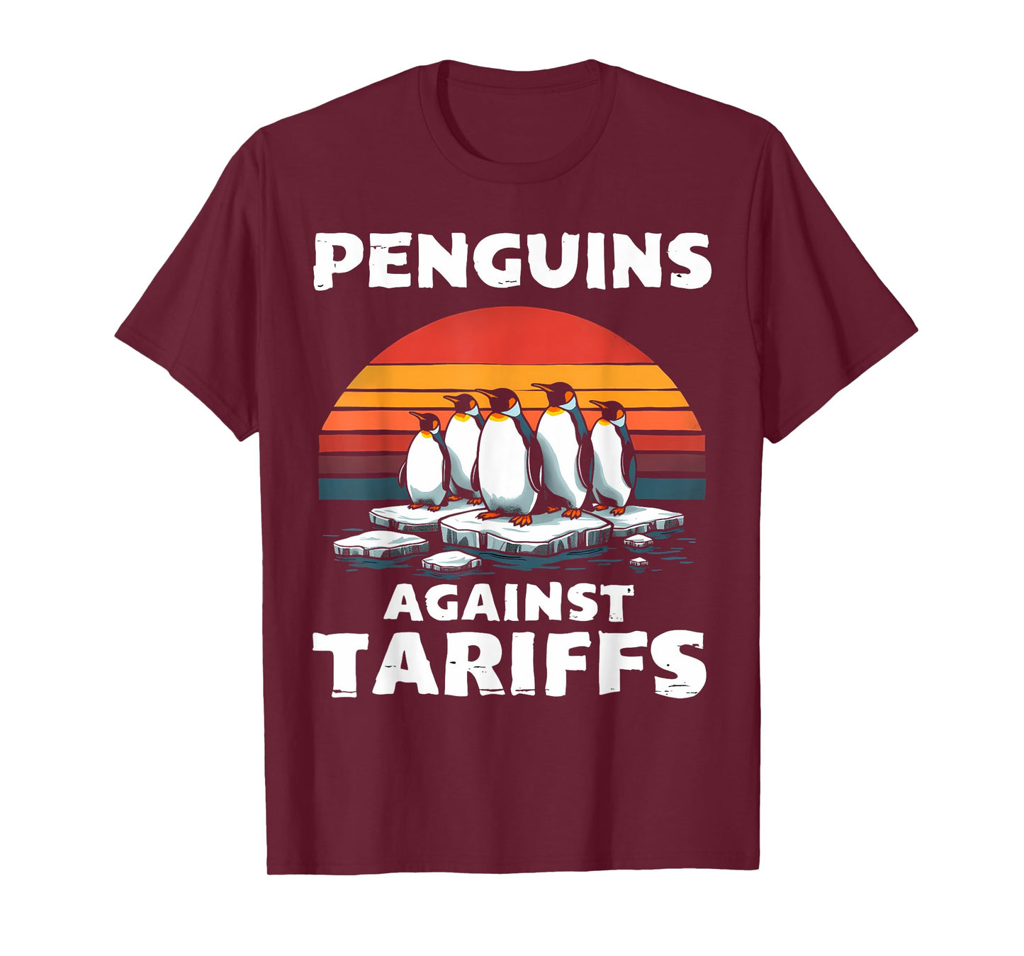 Penguins Against Tariffs T-Shirt