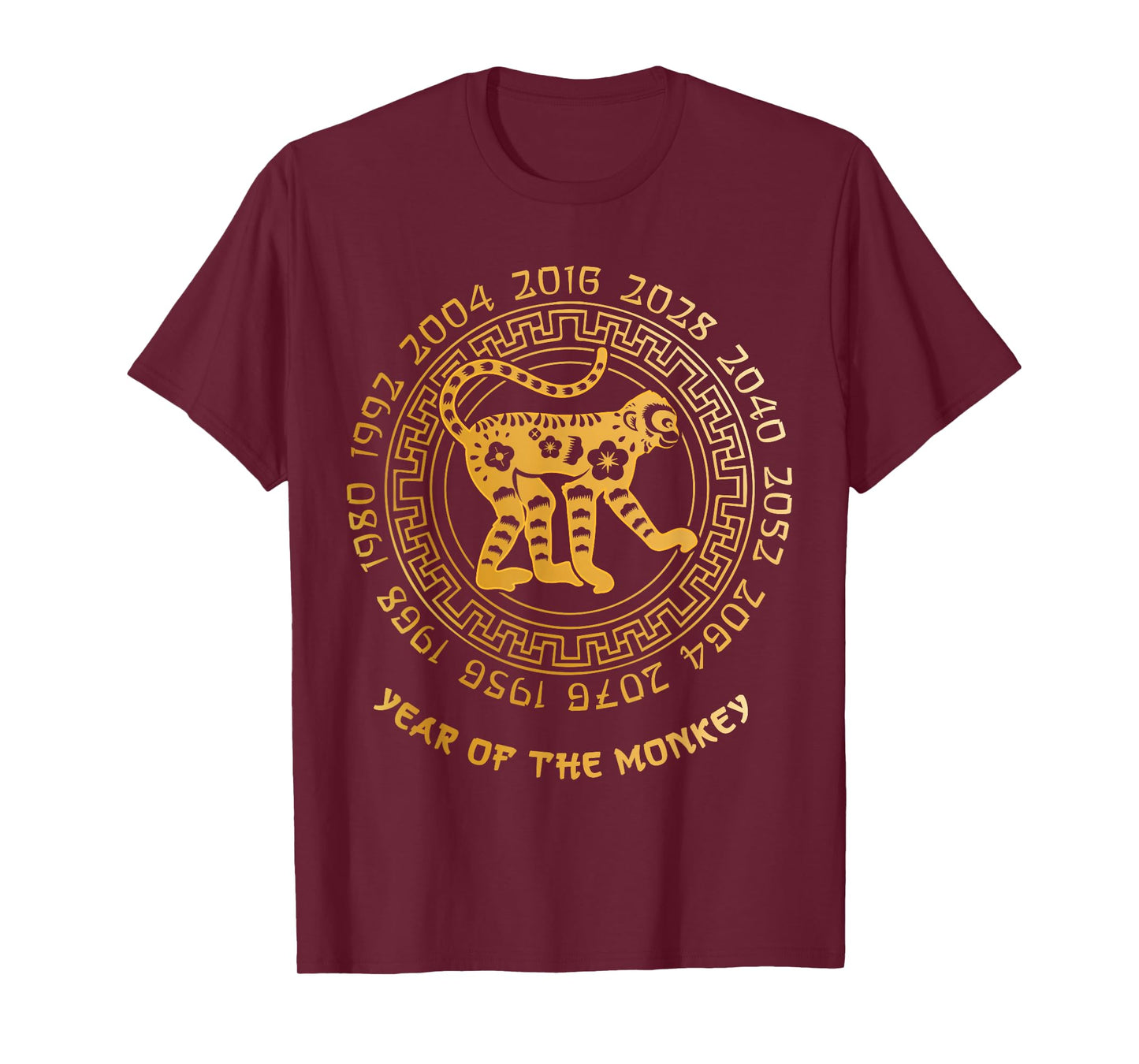 Chinese New Year Of The Monkey Chinese Zodiac Year 2028 T-Shirt