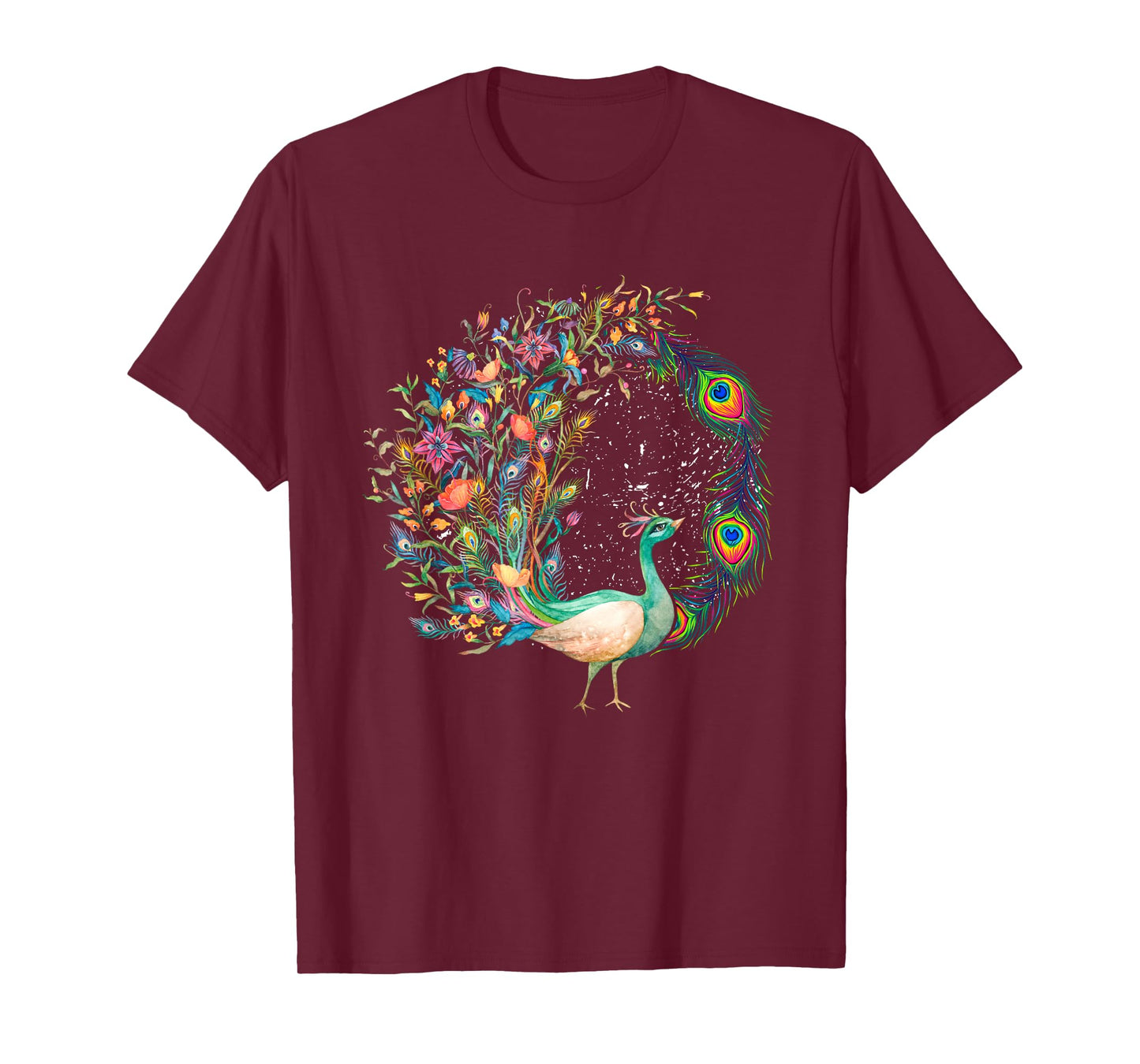 Beautiful Peacock | Colorful Bird | Peacock Feathers T-Shirt