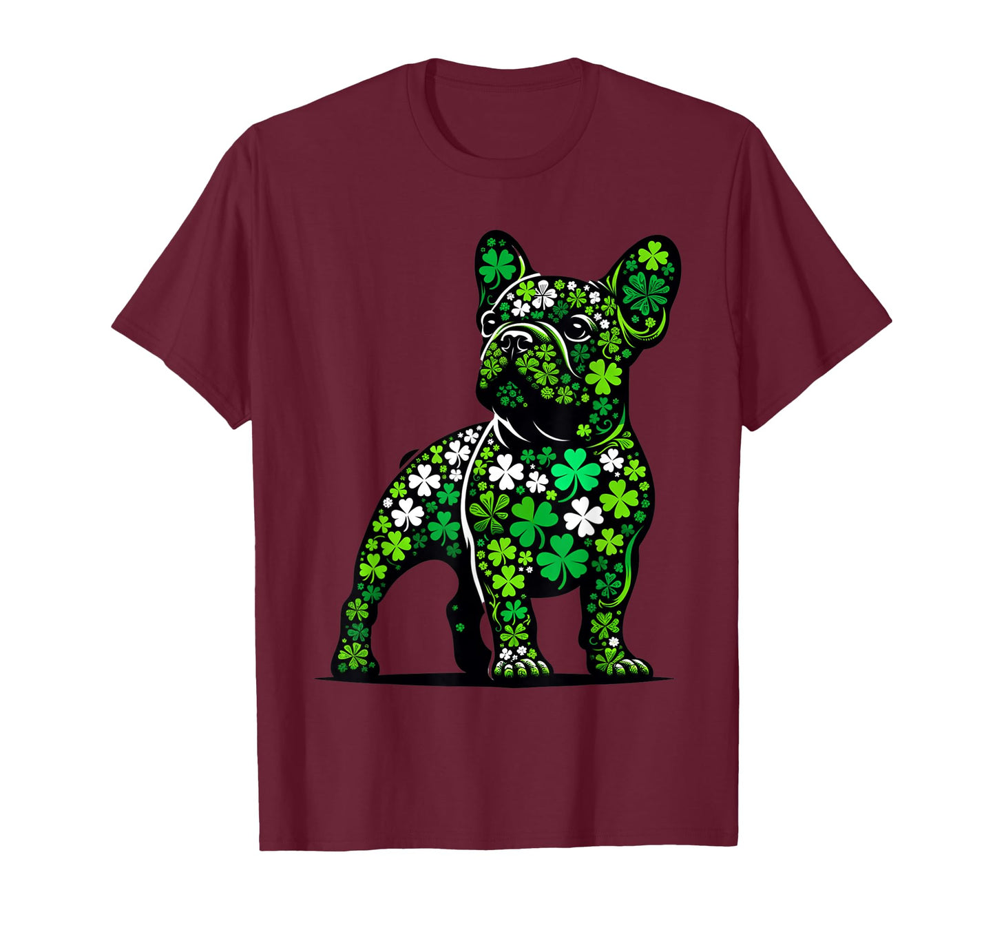 St Patricks Day Dog Themed Women Men French Bulldog Lover T-Shirt