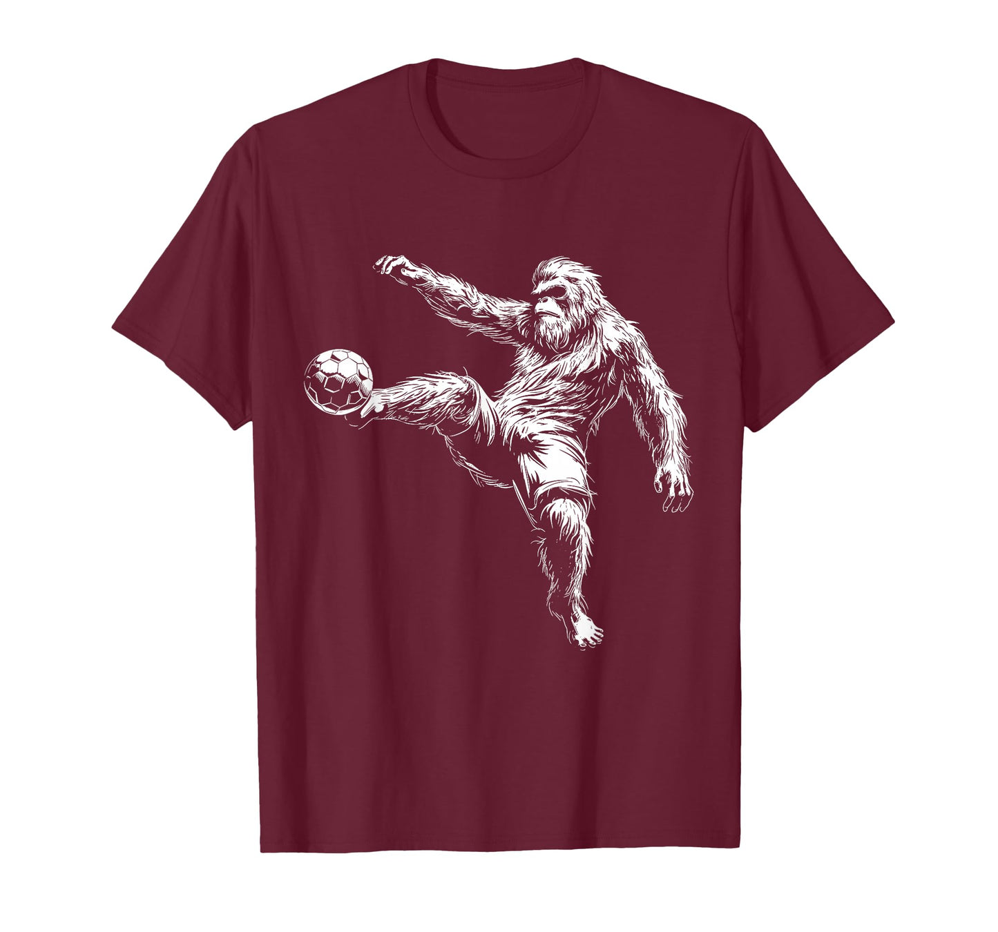 Soccer Bigfoot Sasquatch Funny Soccer Player T-Shirt