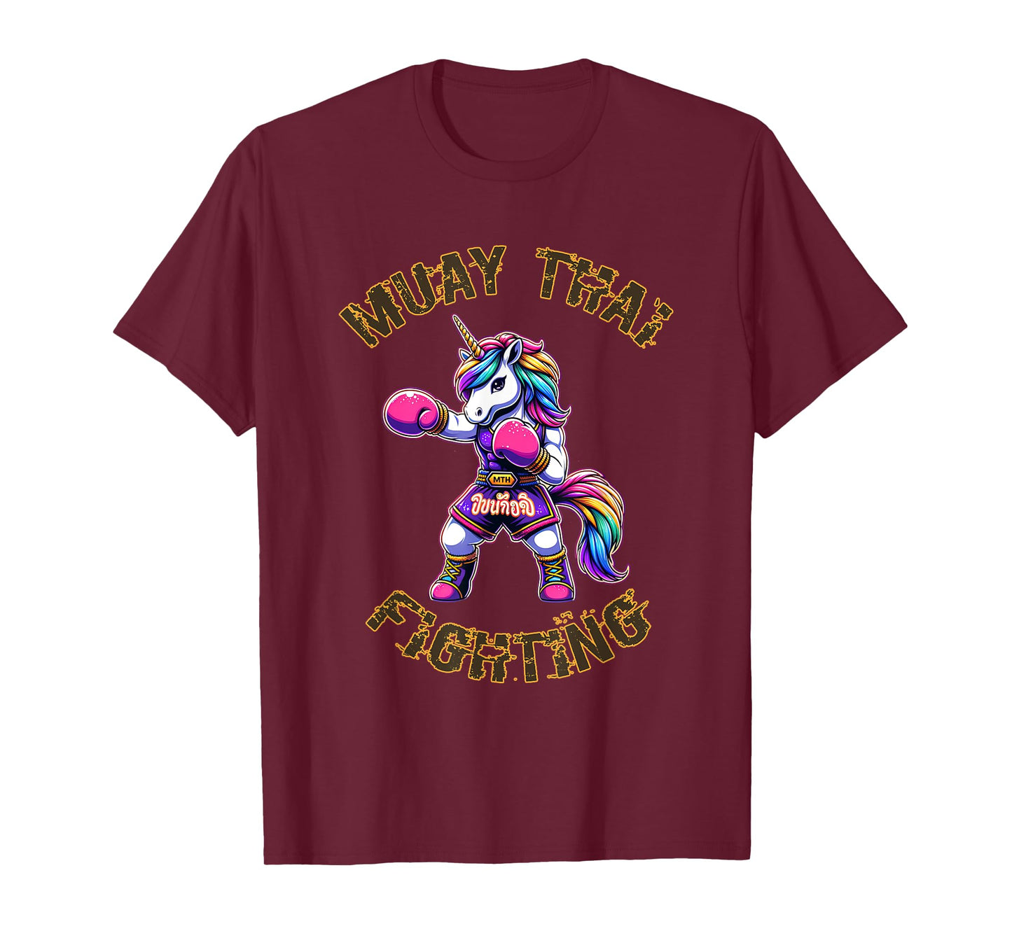 Muay Thai Unicorn - Unicorn Kickboxing Thai Boxing T-Shirt