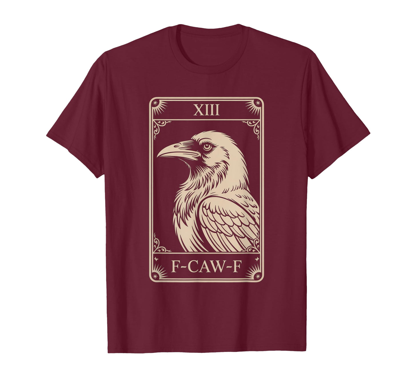 F-Caw-F Black Crow Graphic for Raven and Black Bird Fans T-Shirt