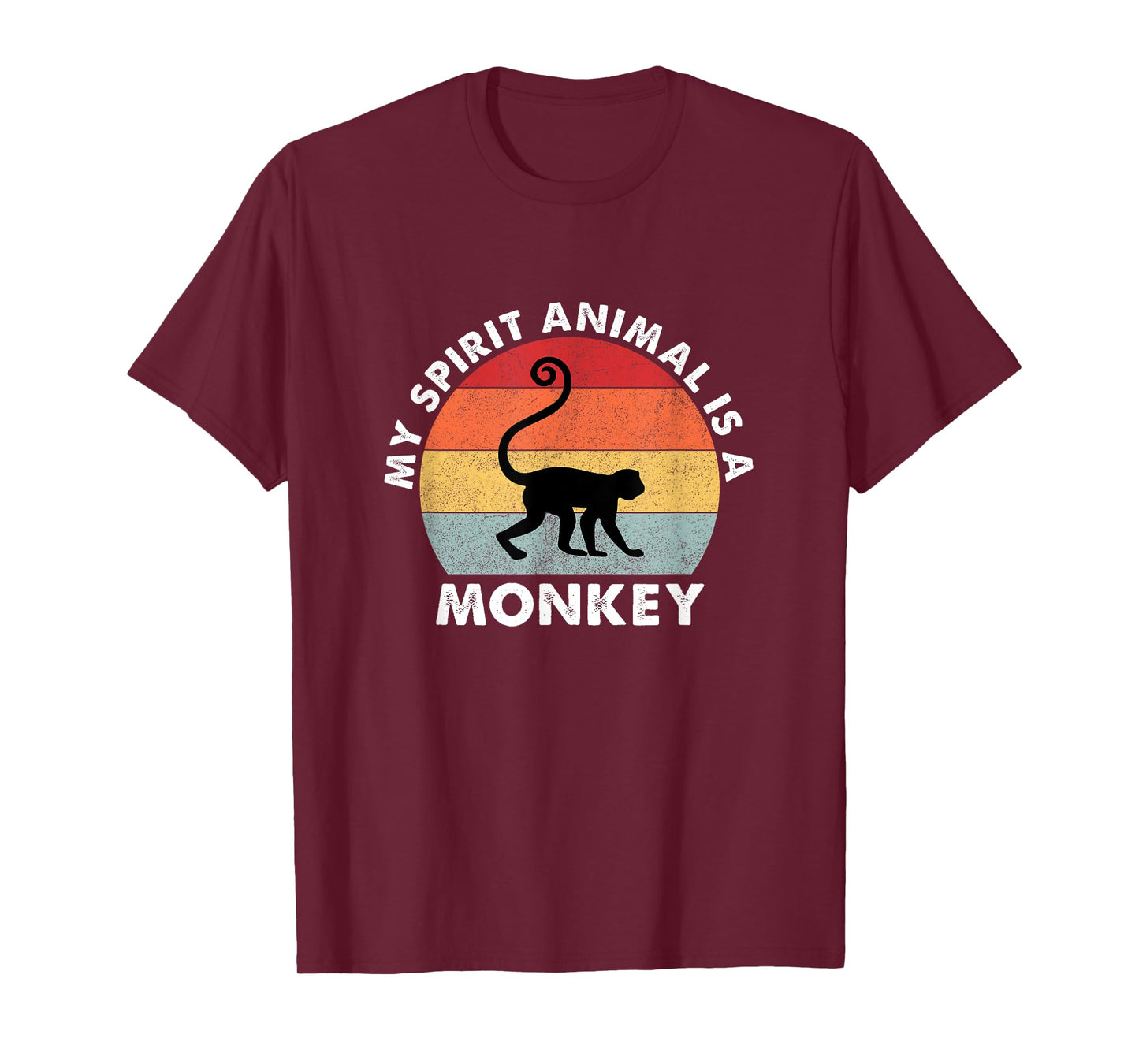 Vintage My Spirit Animal is a Monkey T-Shirt