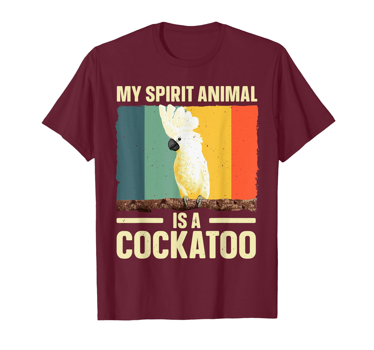 Cool Cockatoo Art For Men Women Parrot Lovers Cockatoo Fan T-Shirt