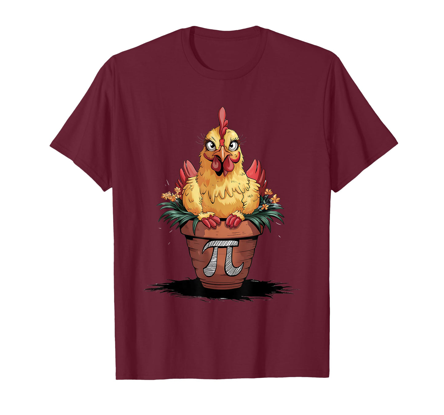 Math Lover Geek 3.14 Funny Chicken Pot PI Day T-Shirt