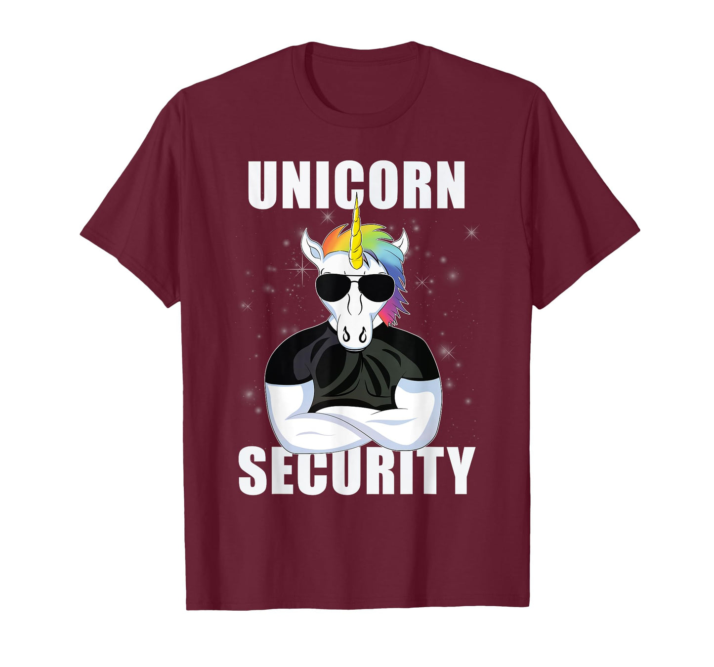 Funny Muscle Unicorn Security, Unicorns Lover Party Gift T-Shirt