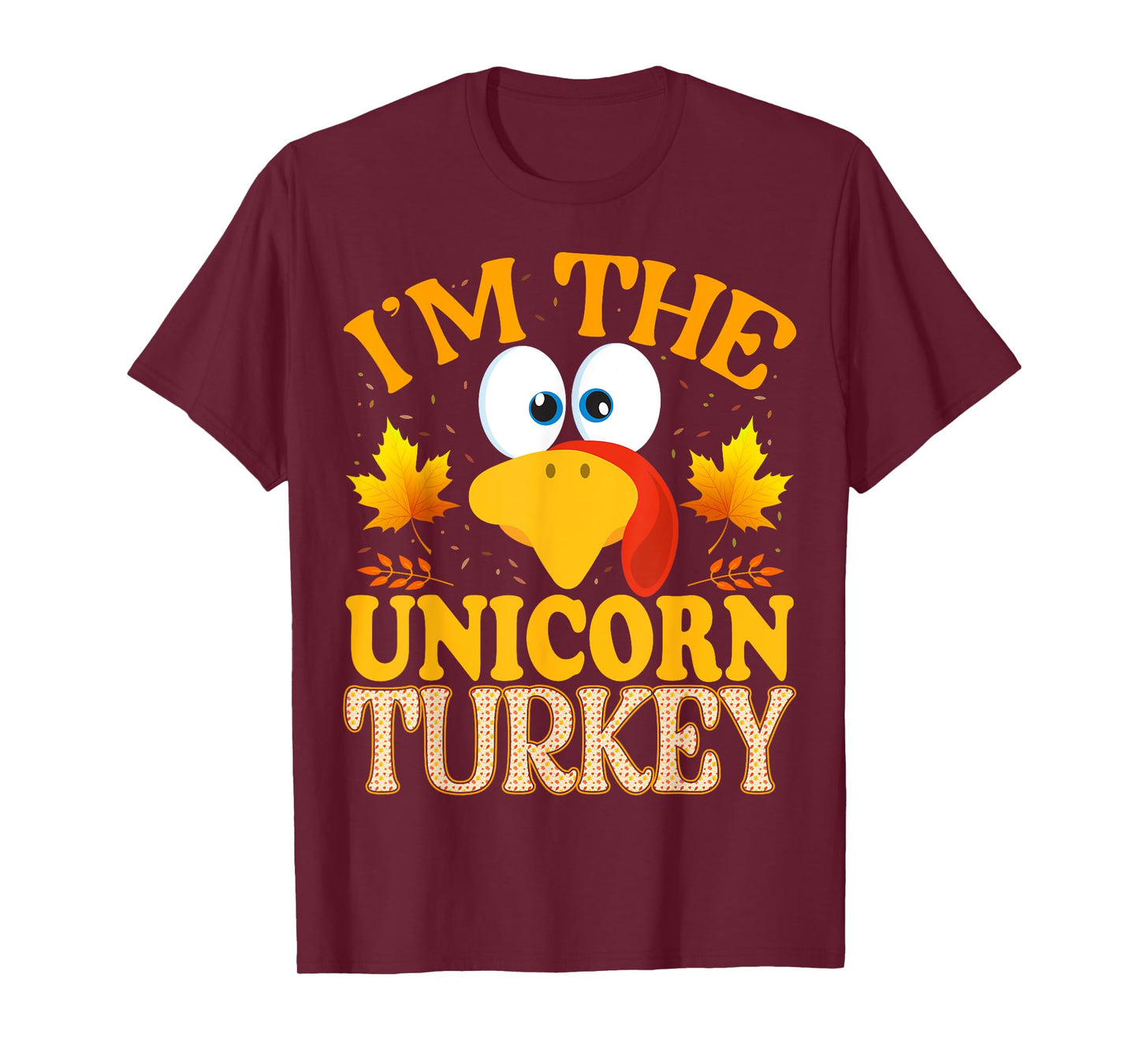 Thanksgiving I'm The Unicorn Turkey Matching T-Shirt