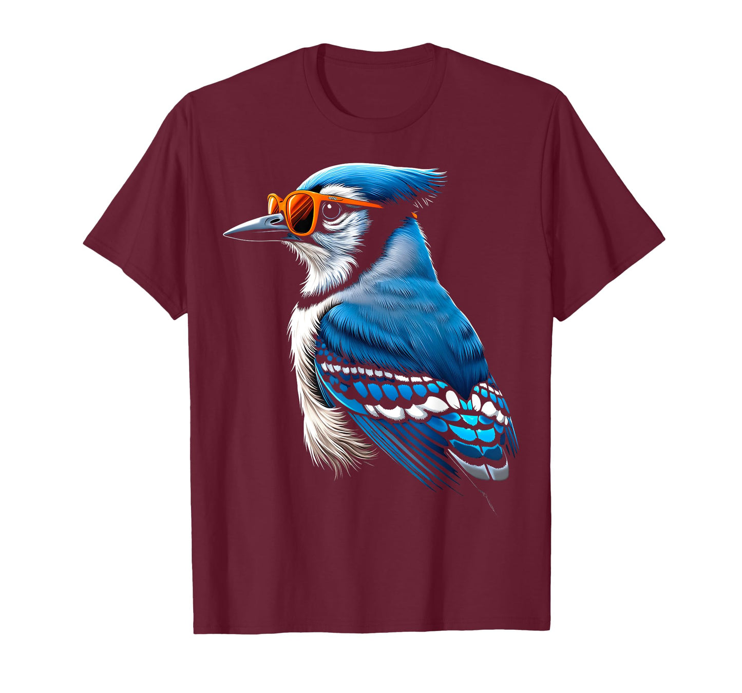 Blue Jay Cool Sunglasses T-Shirt