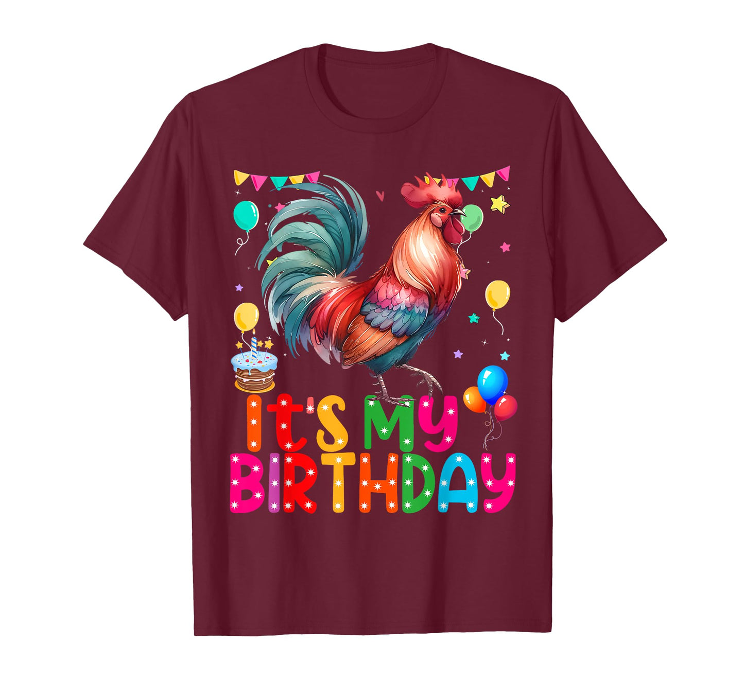 It's My Birthday Chicken for Girls Chicken mommy Party T-Shirt