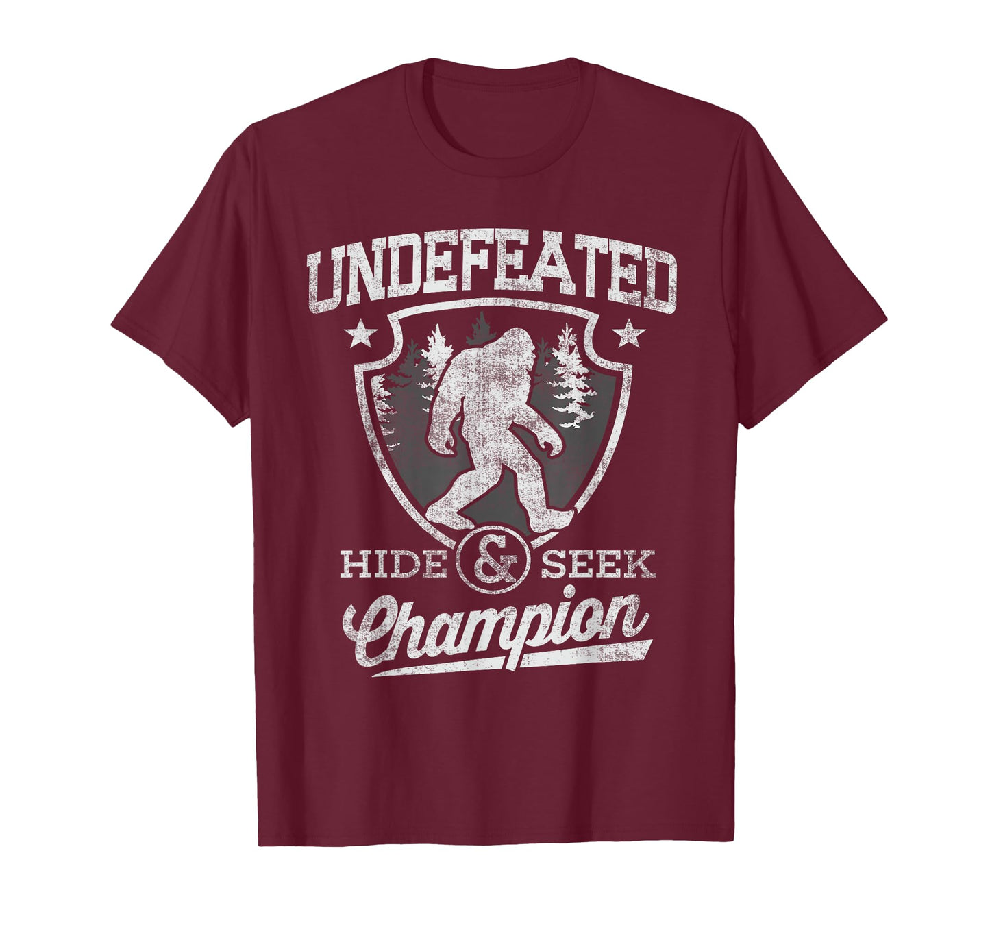 Bigfoot hide and seek champion Shirt for Sasquatch Men Kids T-Shirt